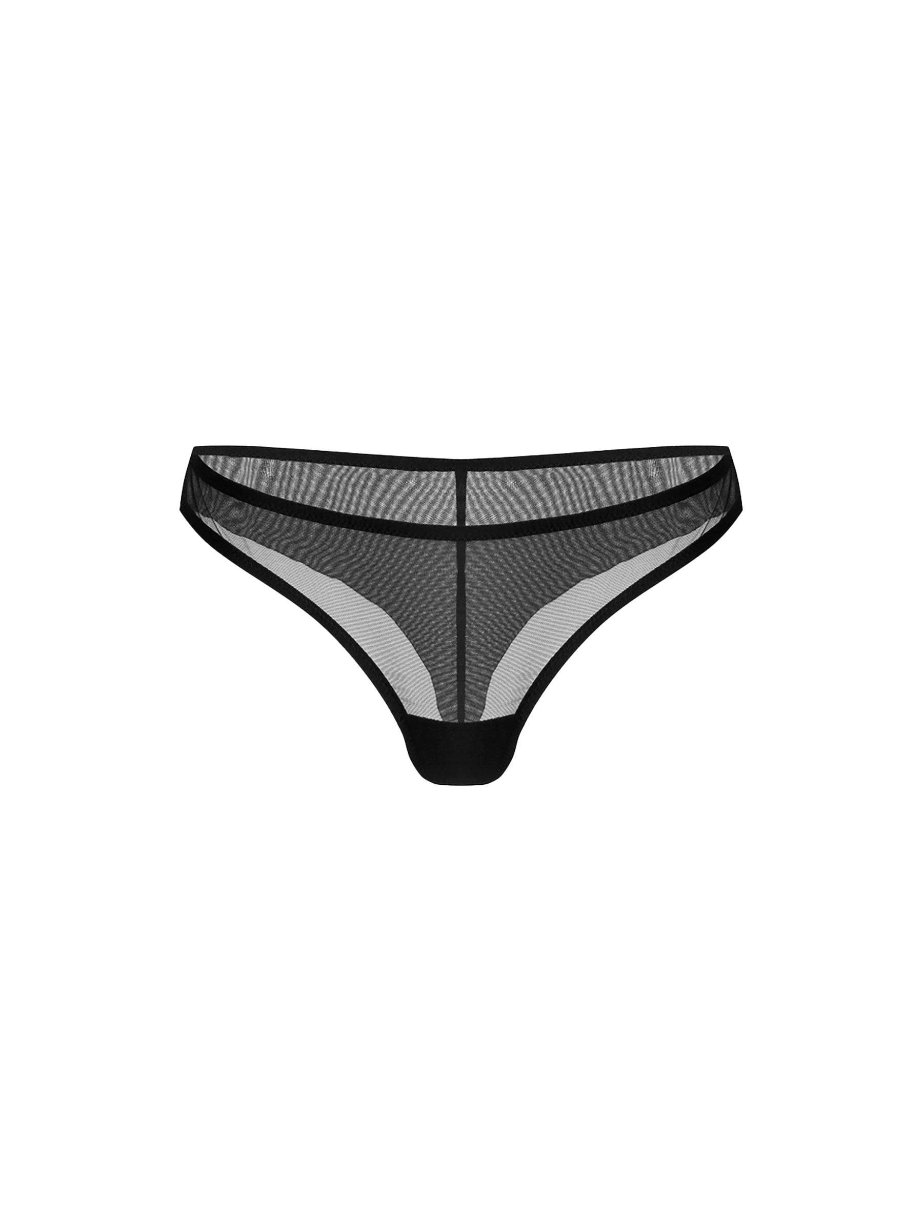 Zhilyova Women's Unnamed Black Thong In Black
