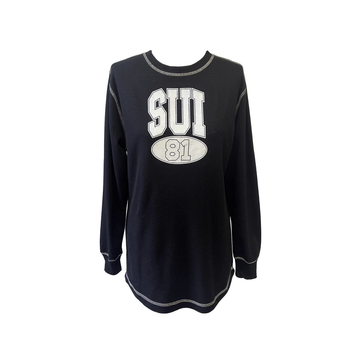 Anna Sui Women's Black Sui Thermal Shirt