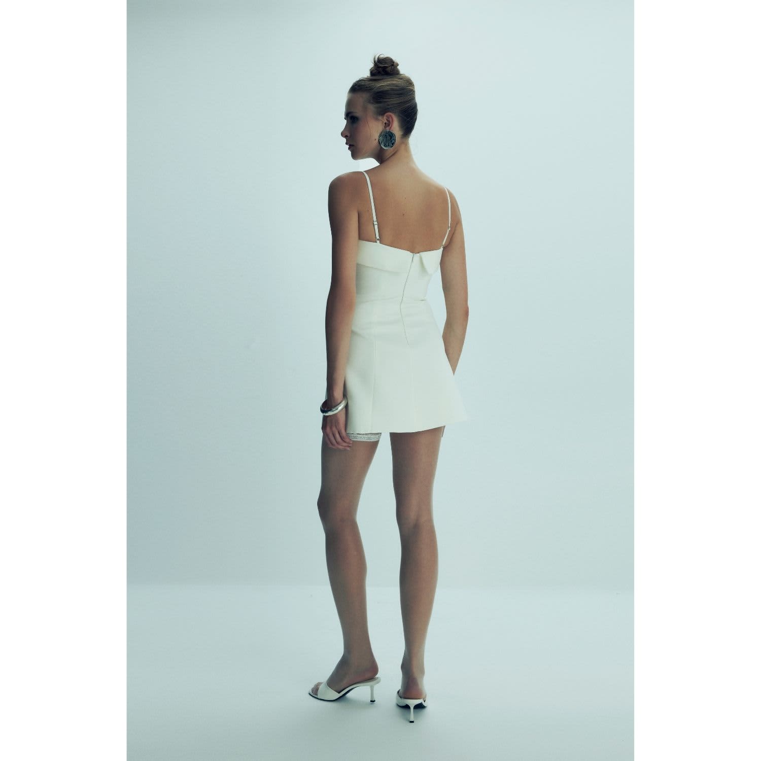 Nazli Ceren Gaia Mini Dress - White