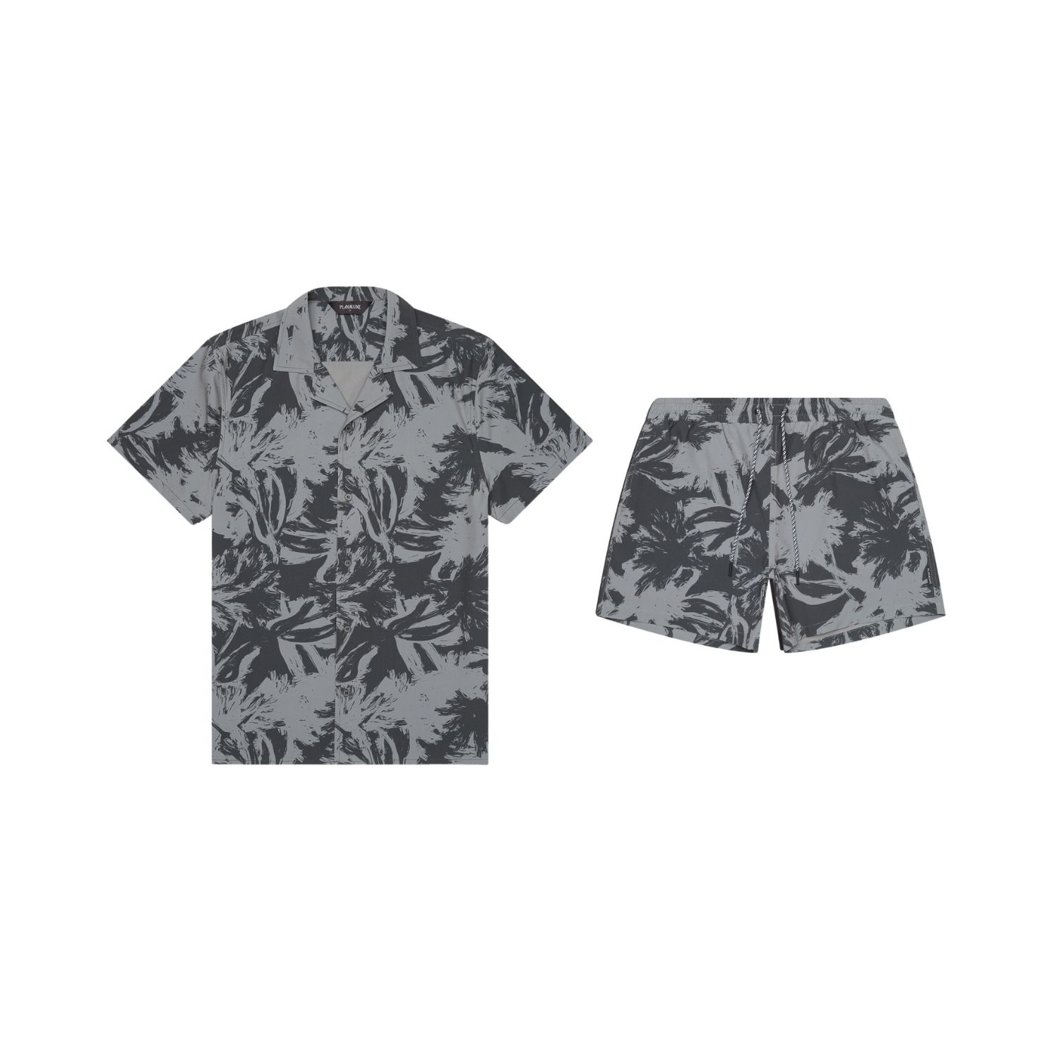 Playaluxe Men's Green Saint Tropez Light Fern Cabana Set