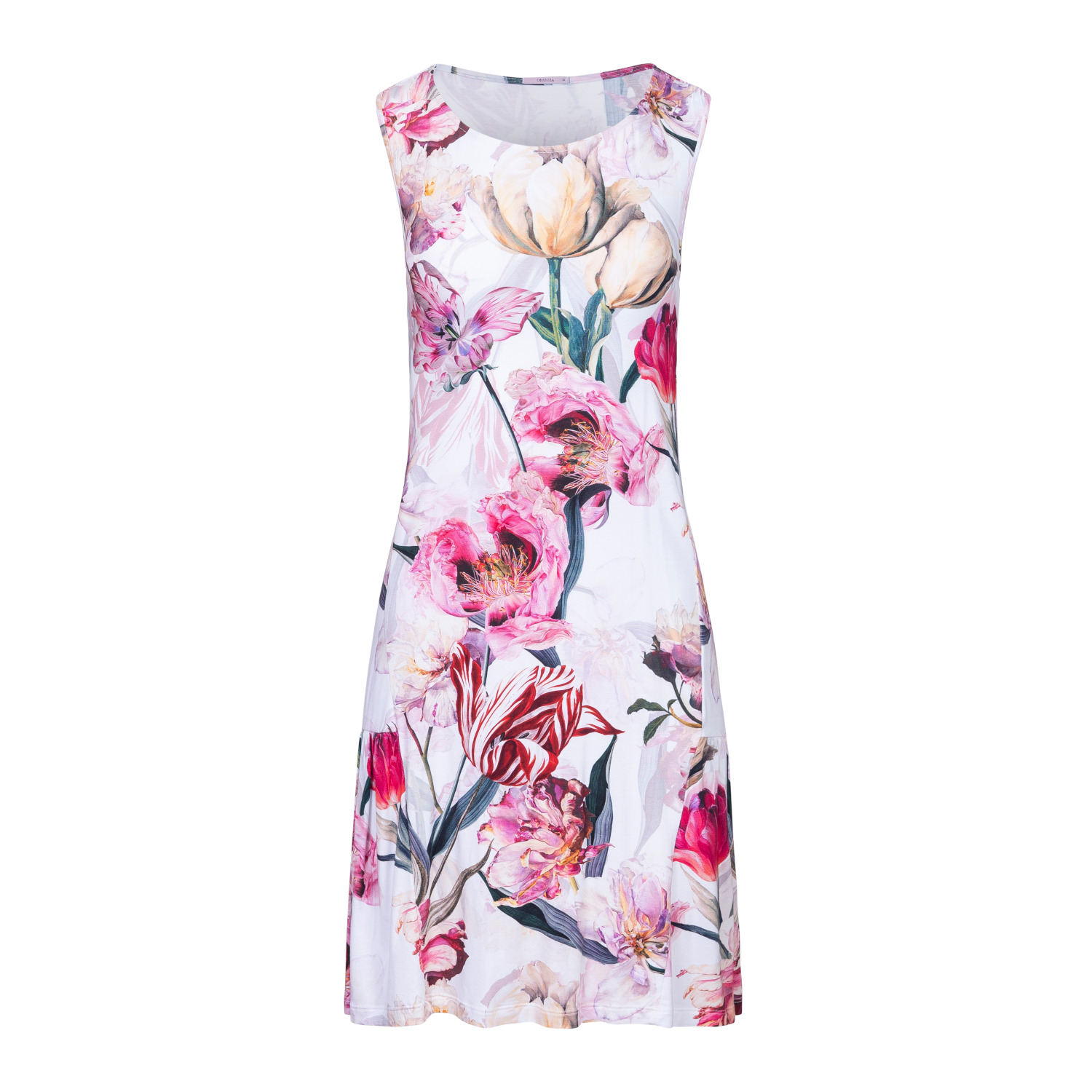 Oh!zuza Night&day Women's Pink / Purple / White Floral Loose Dress -viscose In Pink/purple/white