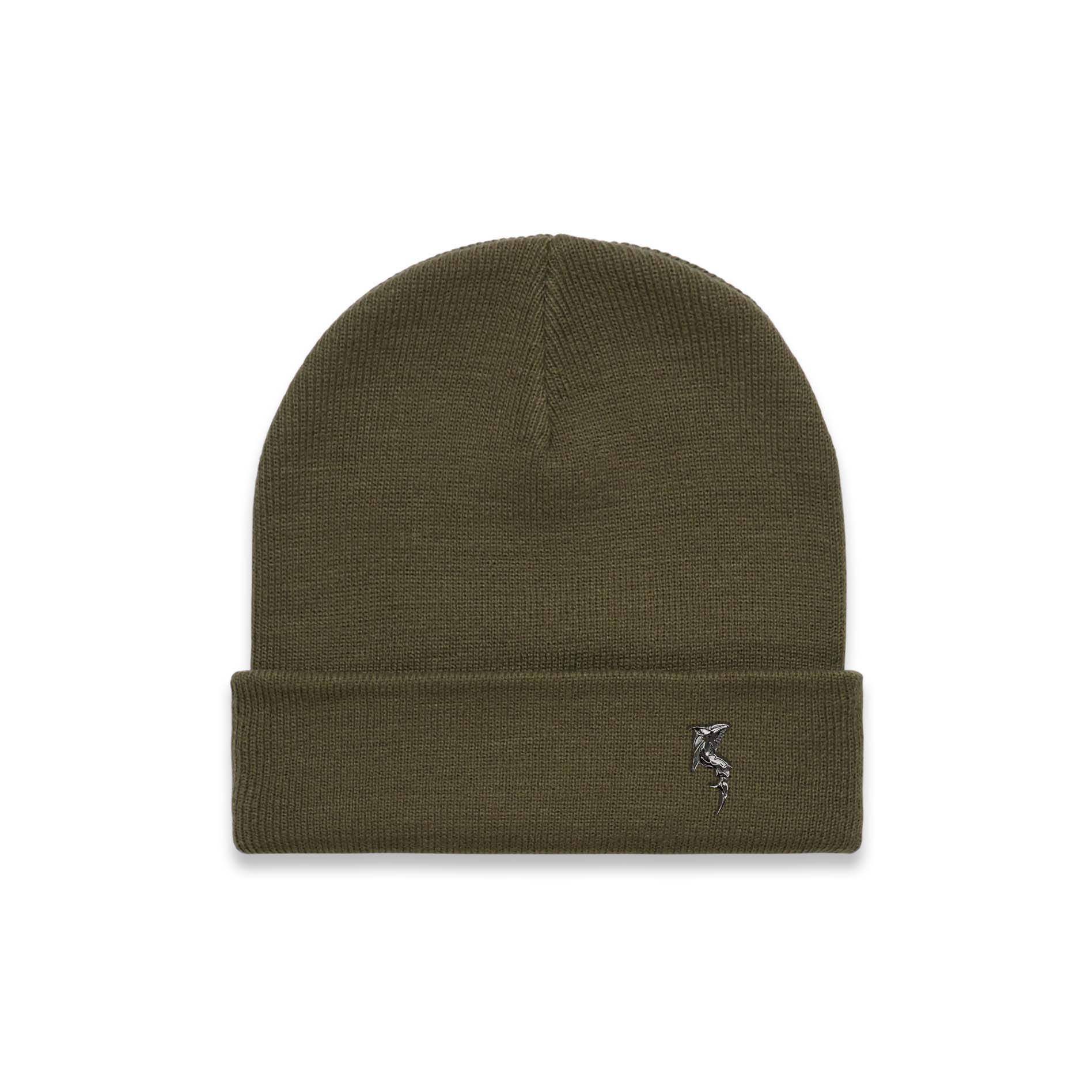 Men’s Knit Beanie - Military Green One Size Ocean Rebel