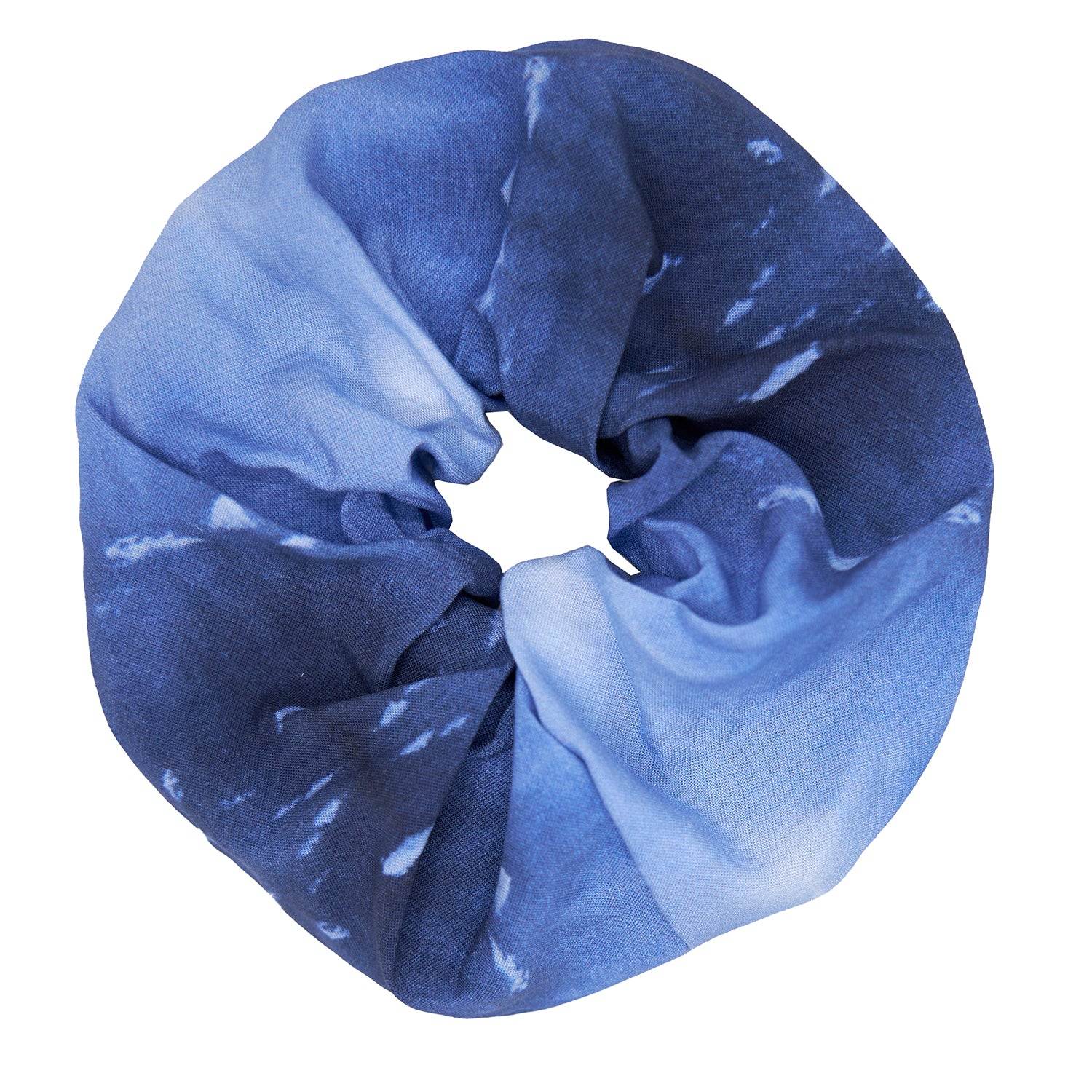 Babs Boutique Nyc Women's Babs Eco-chic Scrunchies - Blue Sky Print, Rayon, Set Of Three Sizes