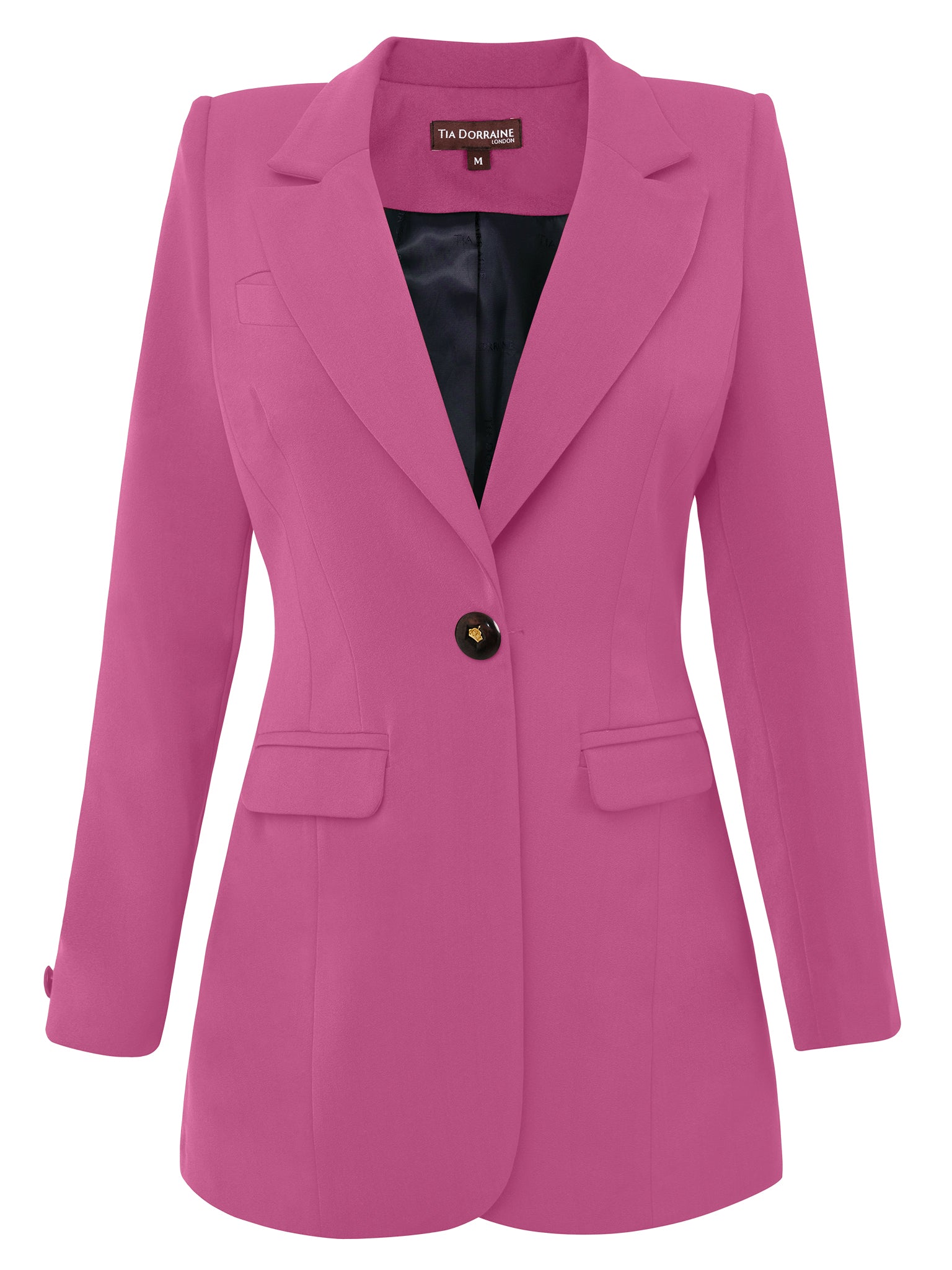 Women’s Pink / Purple Sweet Desire Classic Timeless Blazer Small Tia Dorraine