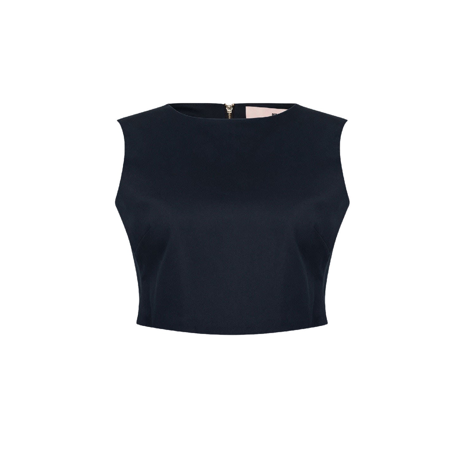 Women’s Audrey Crop Top Navy Blue Small Come on