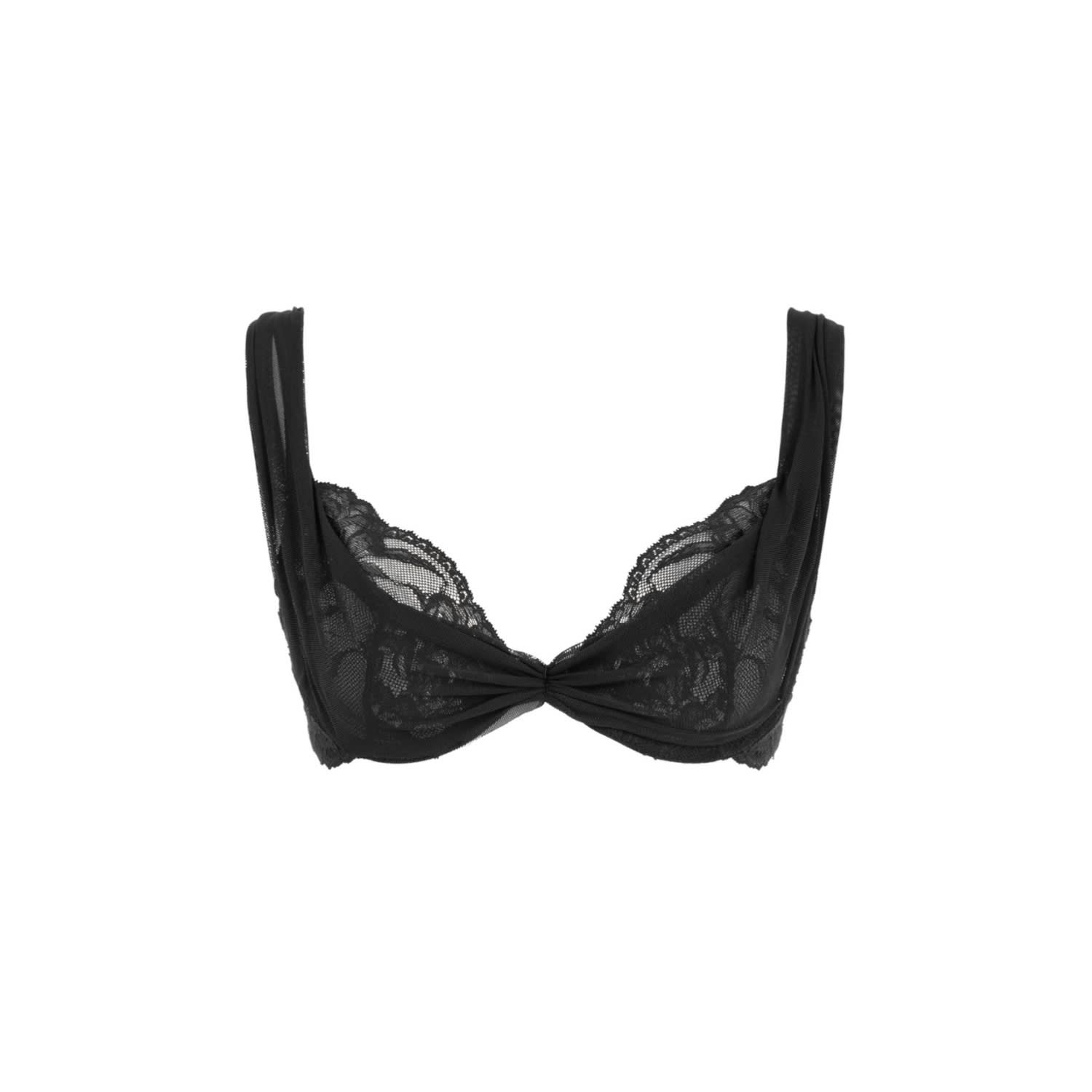 Mers Silk Women's The Balsia Black Lace Bra