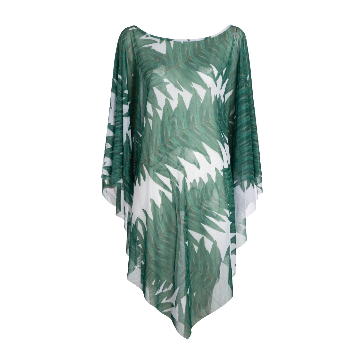 Artemisia Mesh Poncho In Queen Palm | Ala von Auersperg | Wolf & Badger