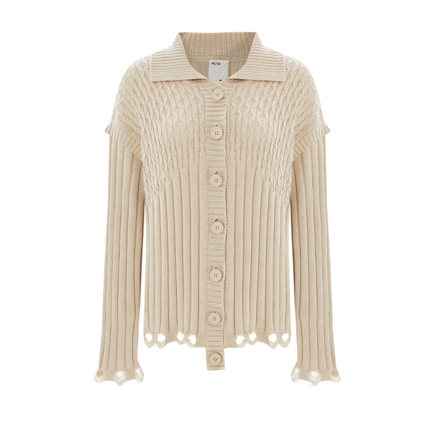 Pcfg Women's Neutrals Soft Knit Cardigan - Fog