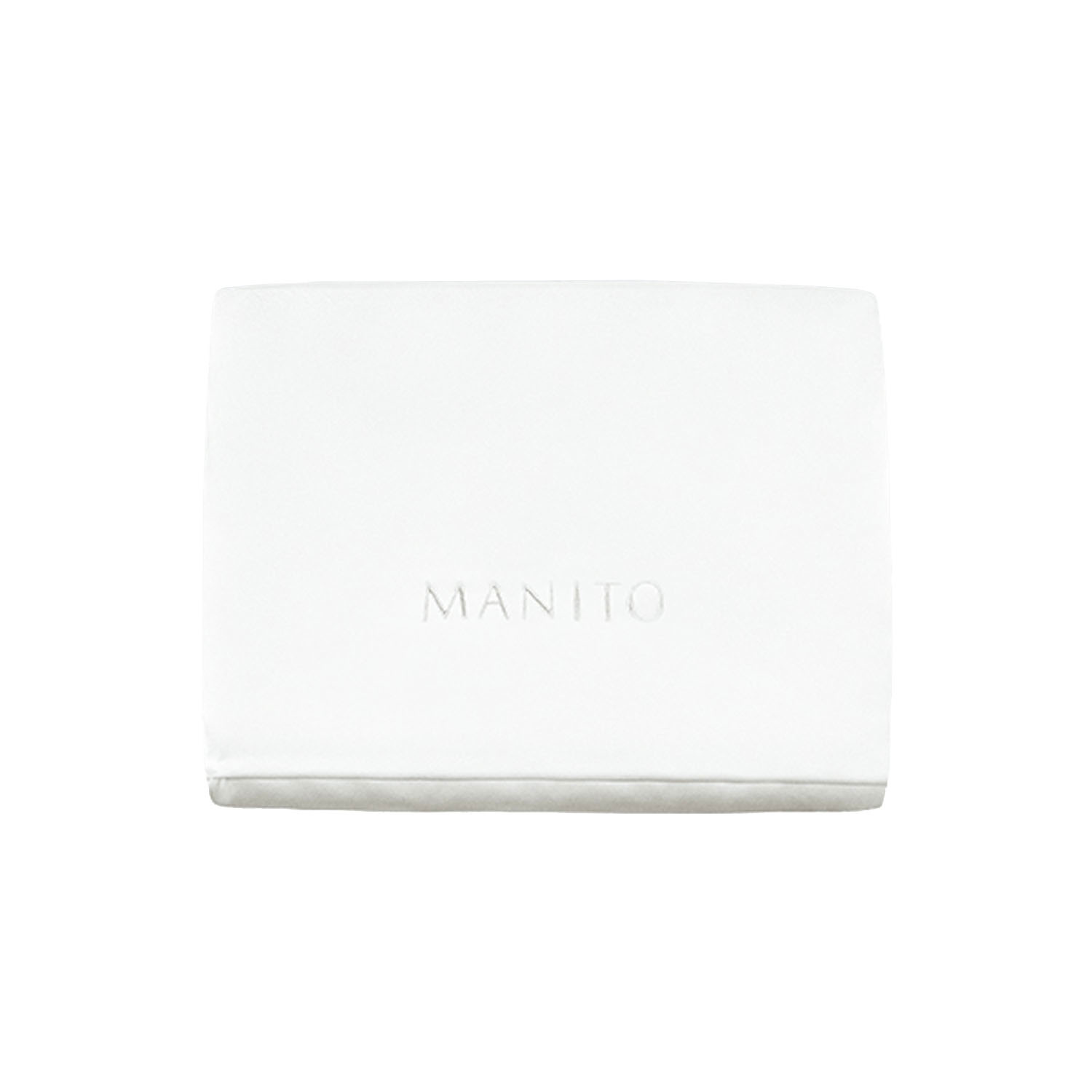 Manito The Twenty Two Silk Fitted Sheet - White In White