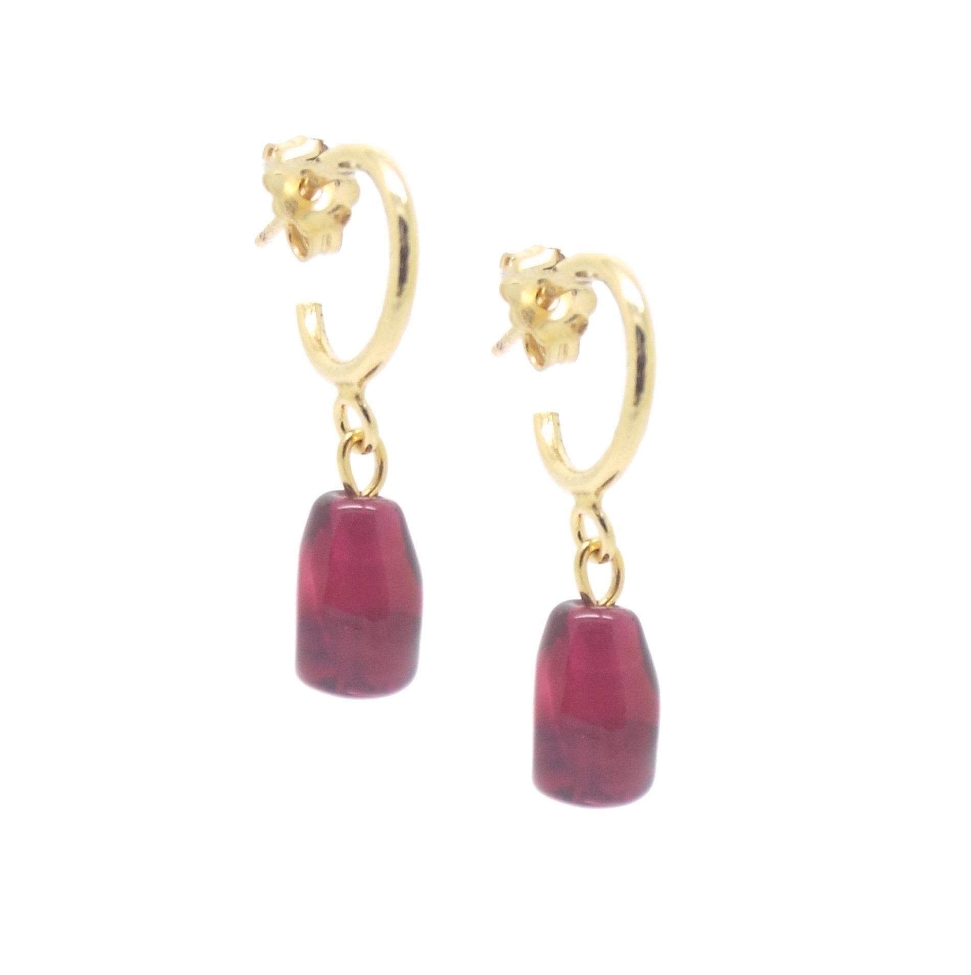 Women’s Gold / Pink / Purple Persephone Pomegranate Earrings Salome