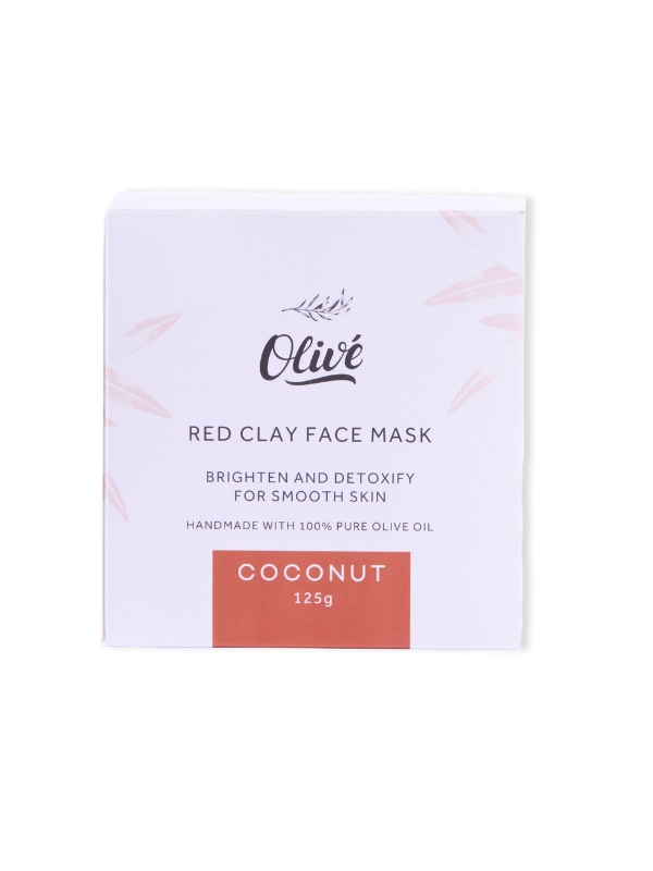 Neutrals Olivé Red Clay Facial Mask - Coconut Olivé by the Olive Soap Company