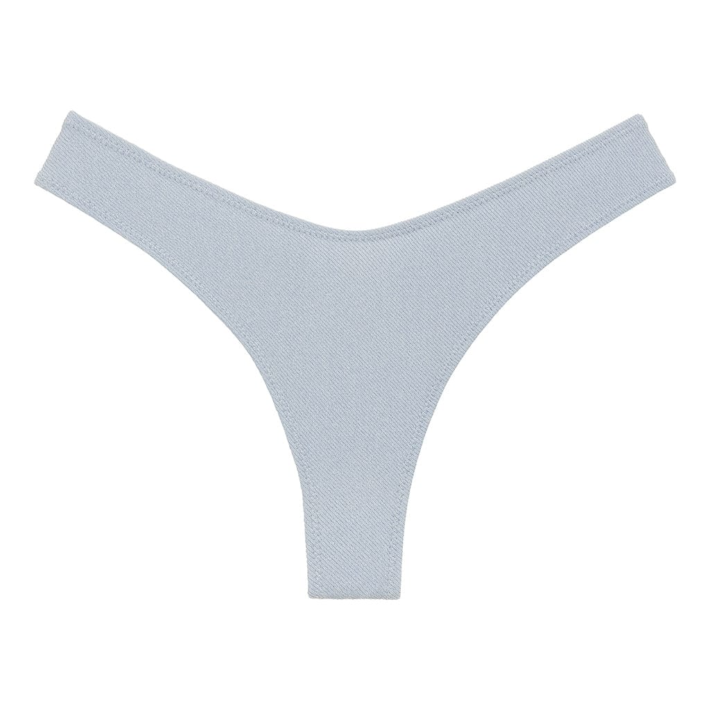 Montce Women's Blue Light Denim Lulu Zig-zag Stitch Bikini Bottom In Blue