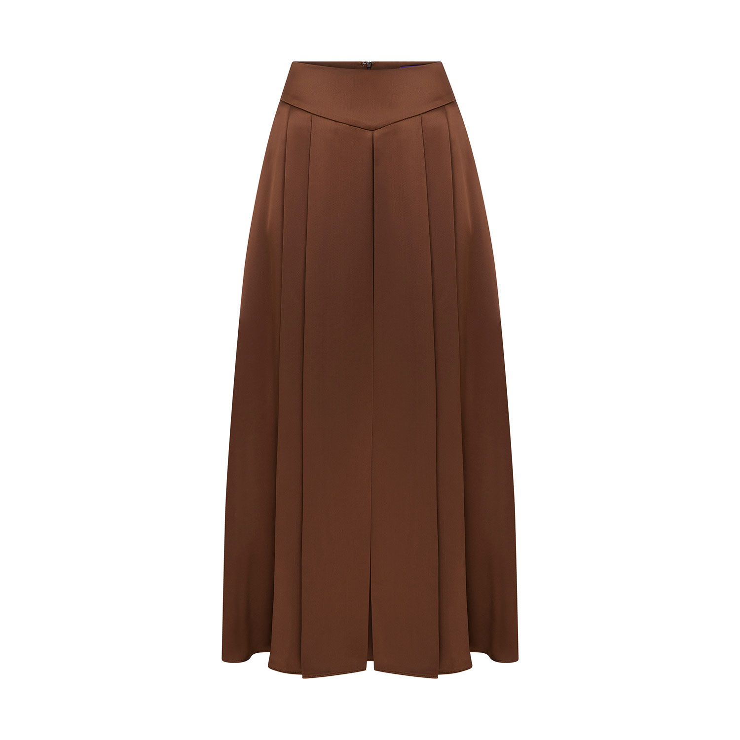 Maraliana Women's Leyla Maxi Satin Skirt Brown In Brown