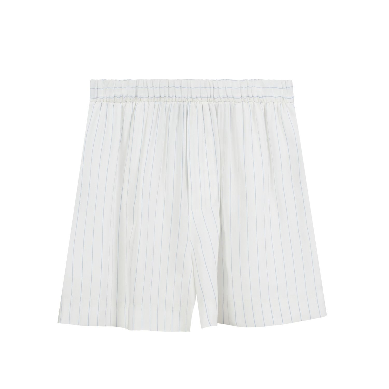 Inavati Women's Blue / White Pyjama Shorts In Blue Stripes - Unisex