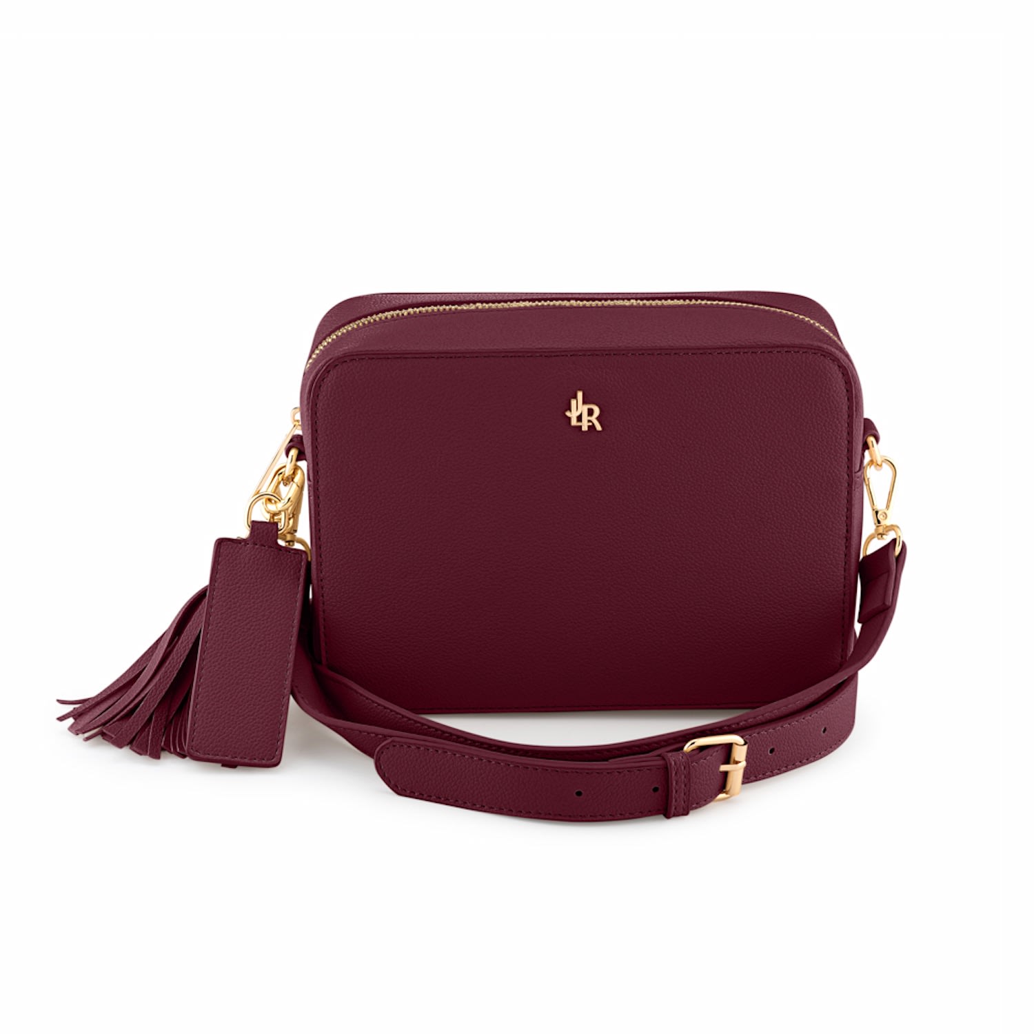 Women’s Red Chelsea Midi Crossbody Bag - Burgundy Jlr London