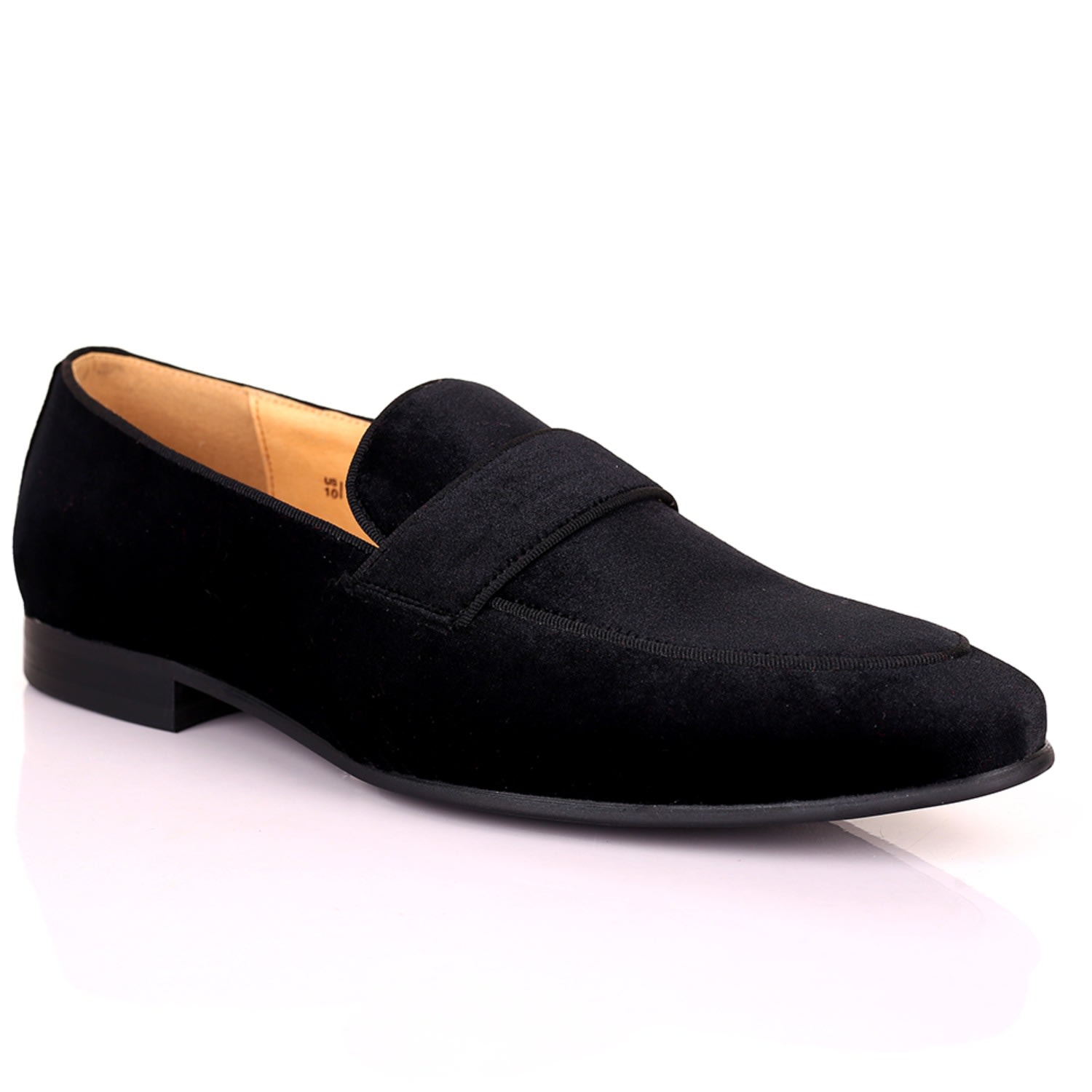 Men’s Alfred Velvet Loafers - Black 8 Uk David Wej