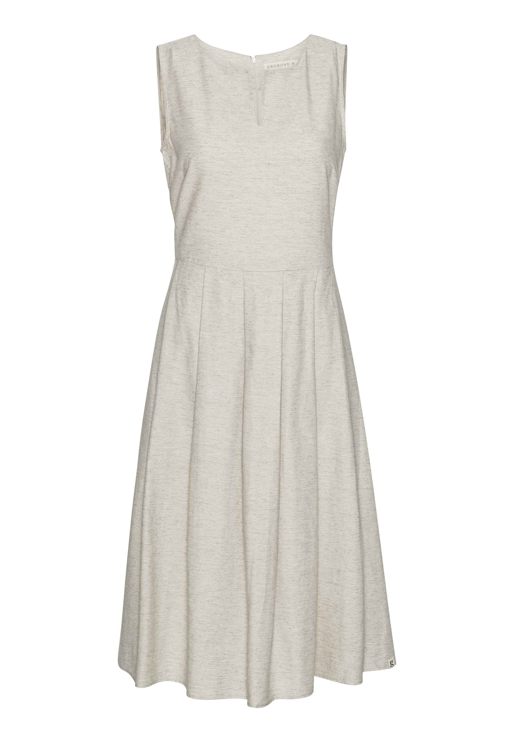 Women's White Grobund Christiane Dress - The One With Linen | M