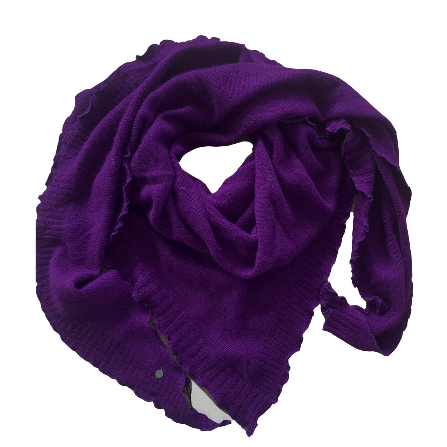 Tirillm Women's Pink / Purple Palma Triangle Cashmere Scarf Deep Purple In Pink/purple