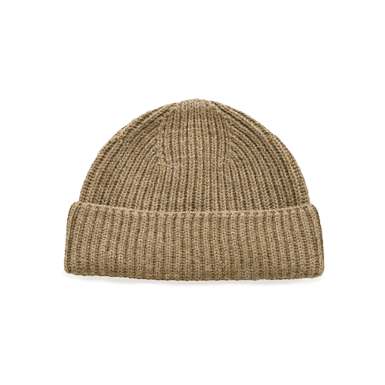 Oubas Women's Neutrals / Brown / Green British Wool Beanie In Bronze Olive In Brown/green