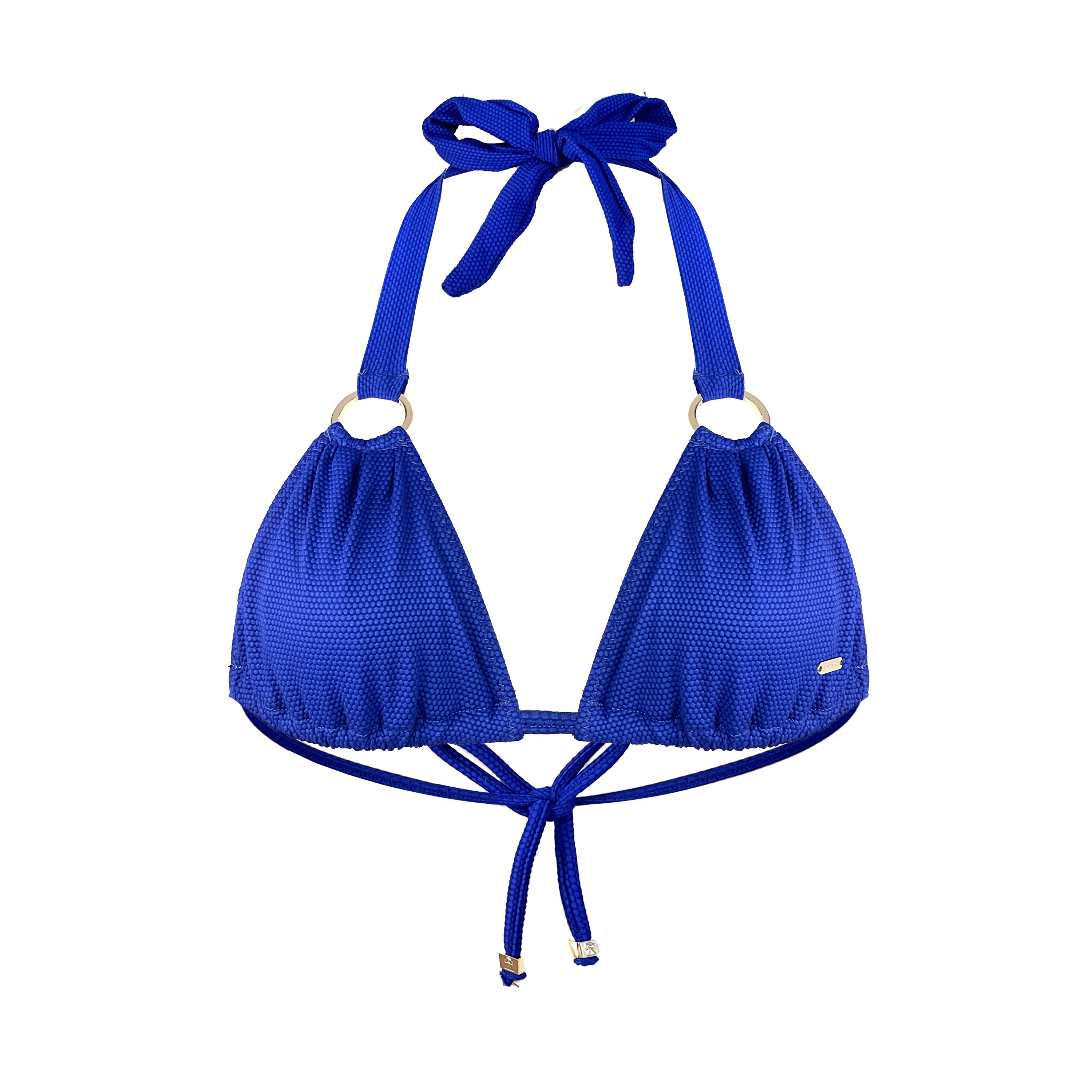 Deessa Ibiza Women's Azure Bikini Top Molly Blue In Blue