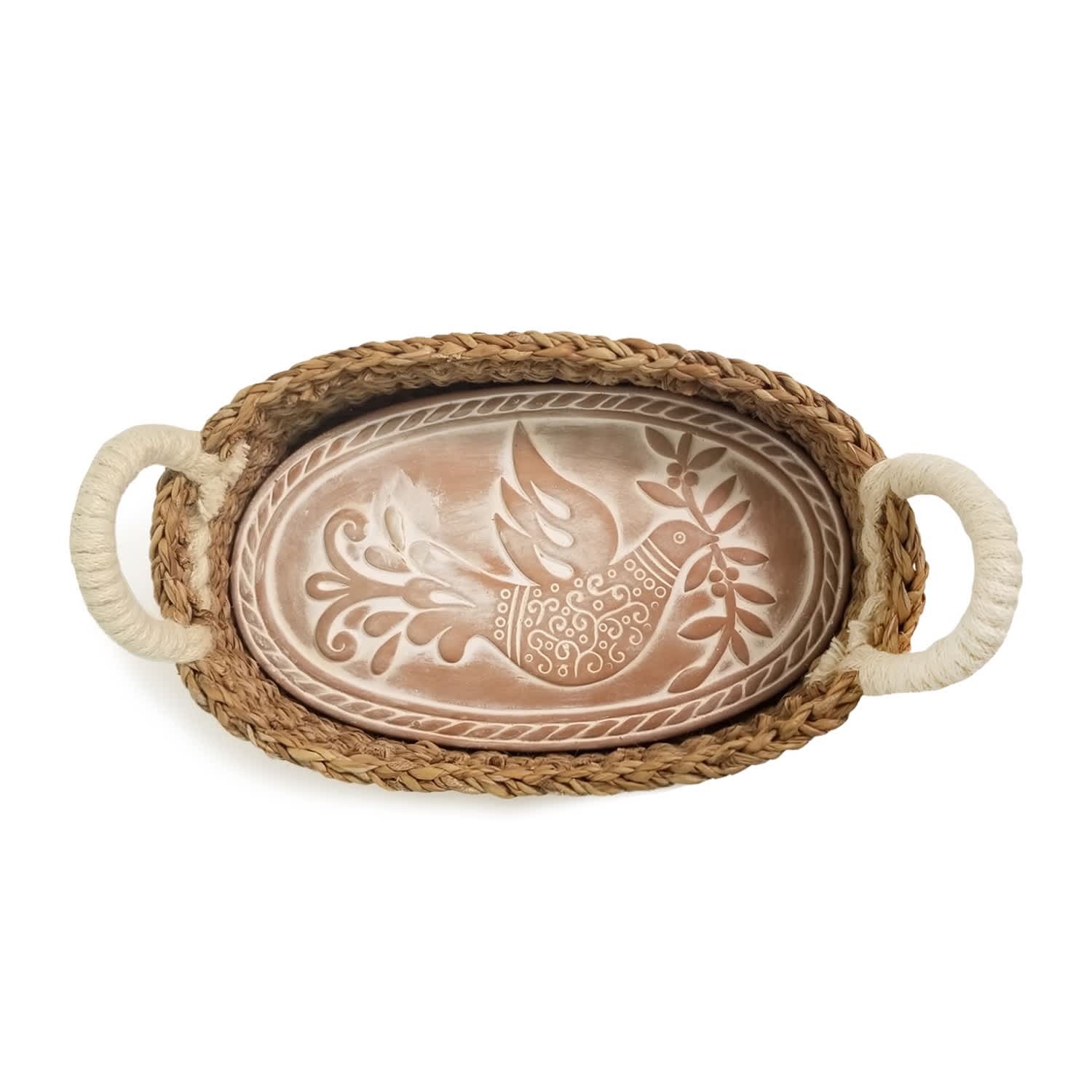 Bread Warmer & BasketBird Oval KORISSA Wolf & Badger