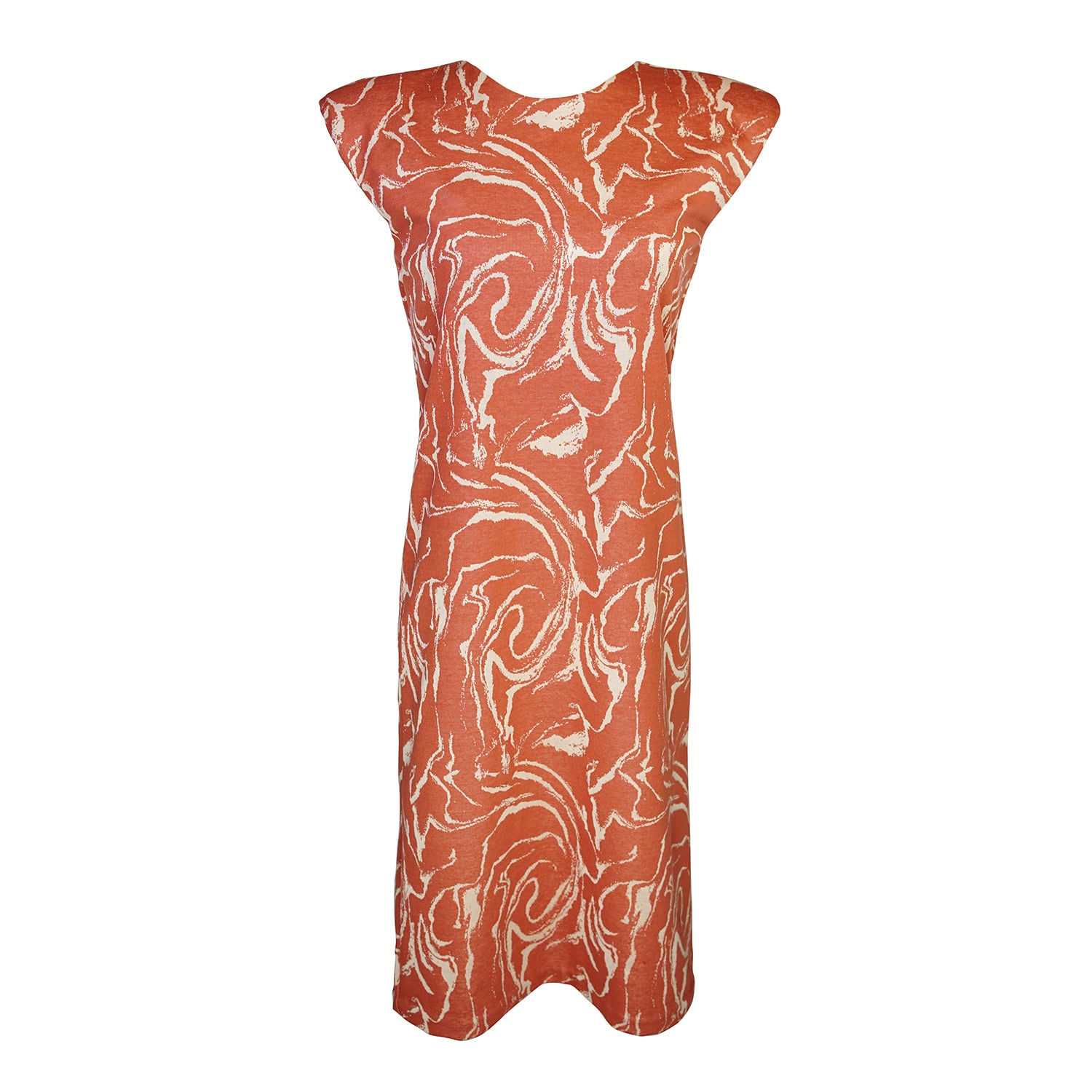 Jennafer Grace Women's Neutrals / Red Sabrina Shift In Sand Stone - Preorder In Red