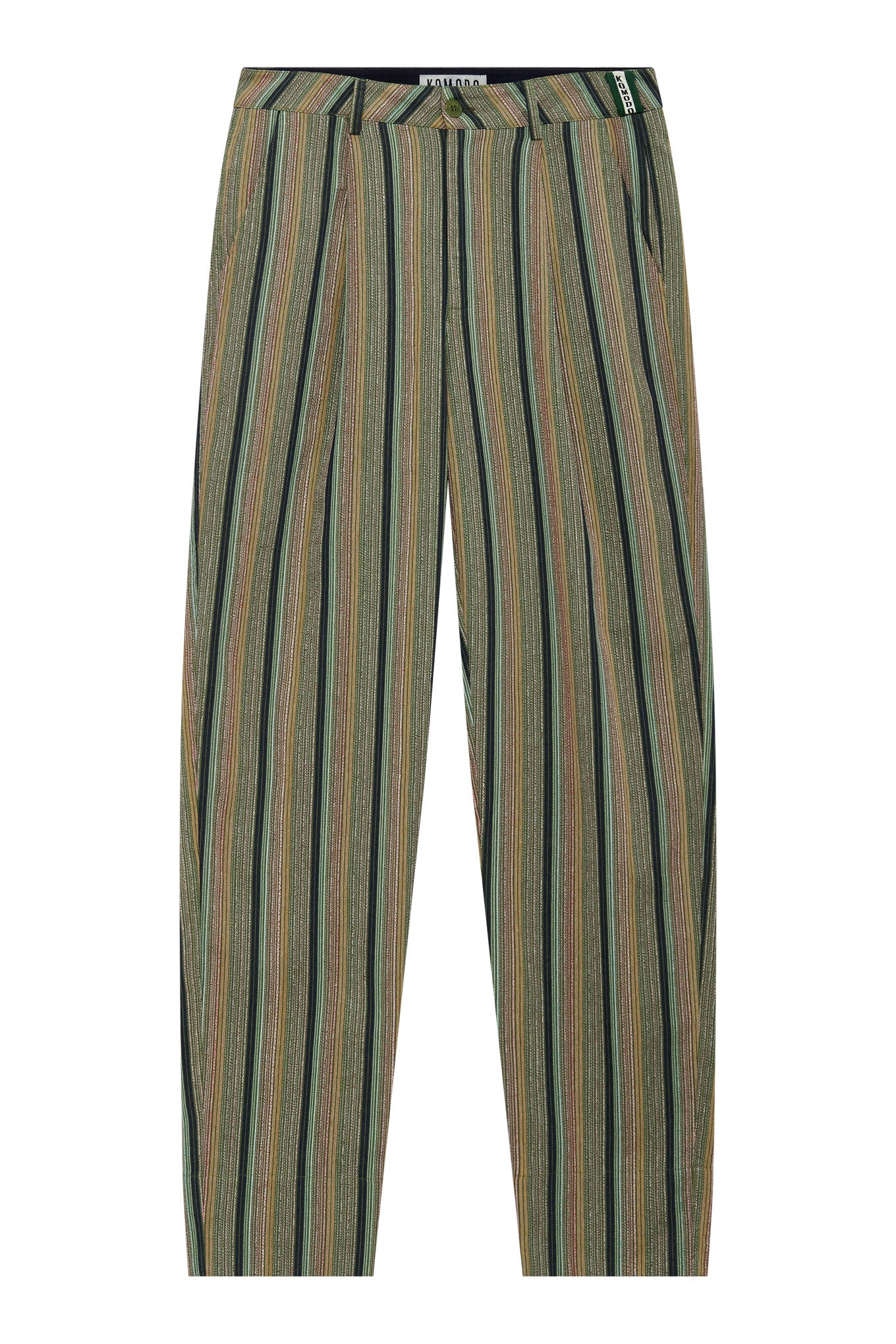 Komodo Men's Bowie - Organic Cotton Trouser Green