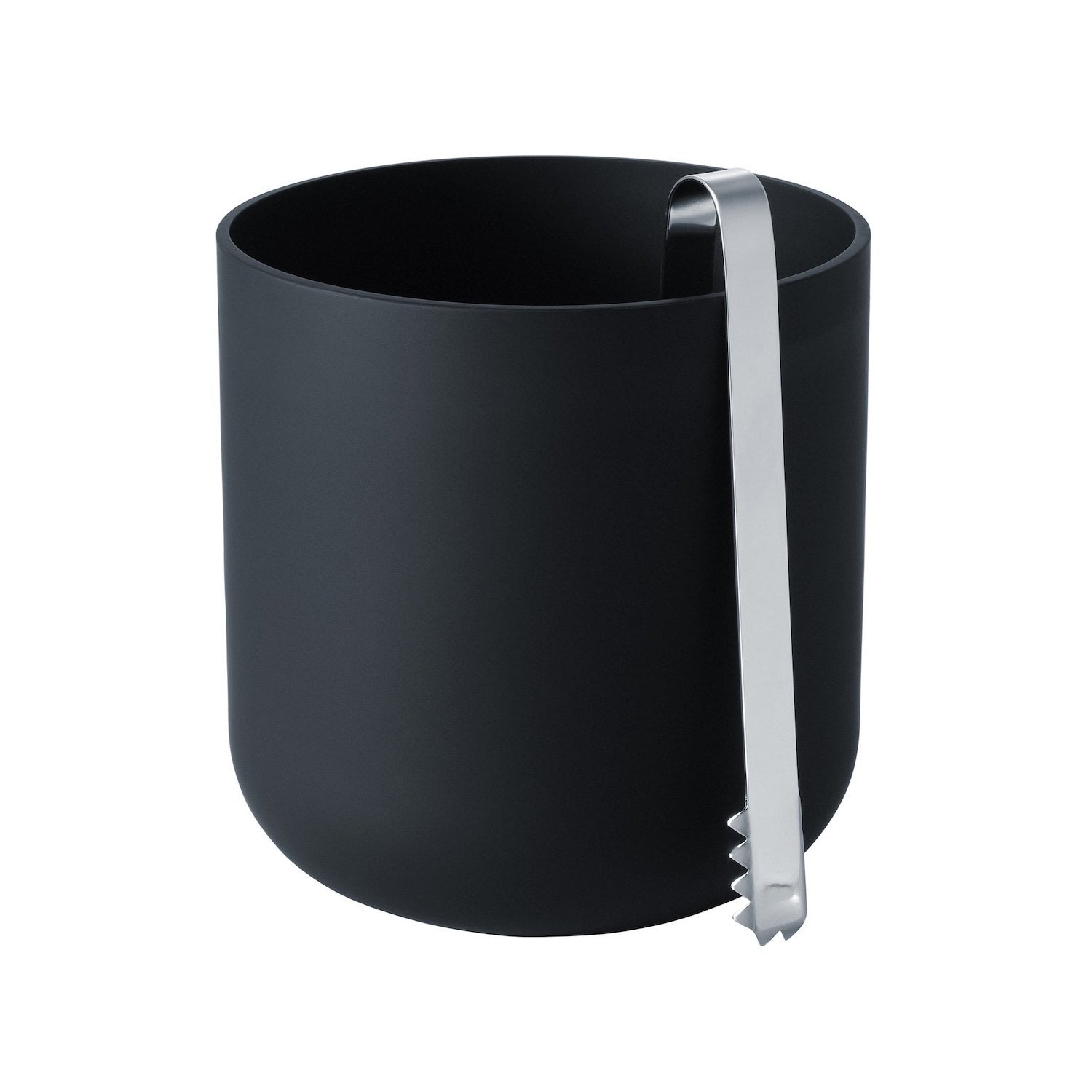 Matte Black Handcrafted Glass Ice Bucket Sghr Sugahara