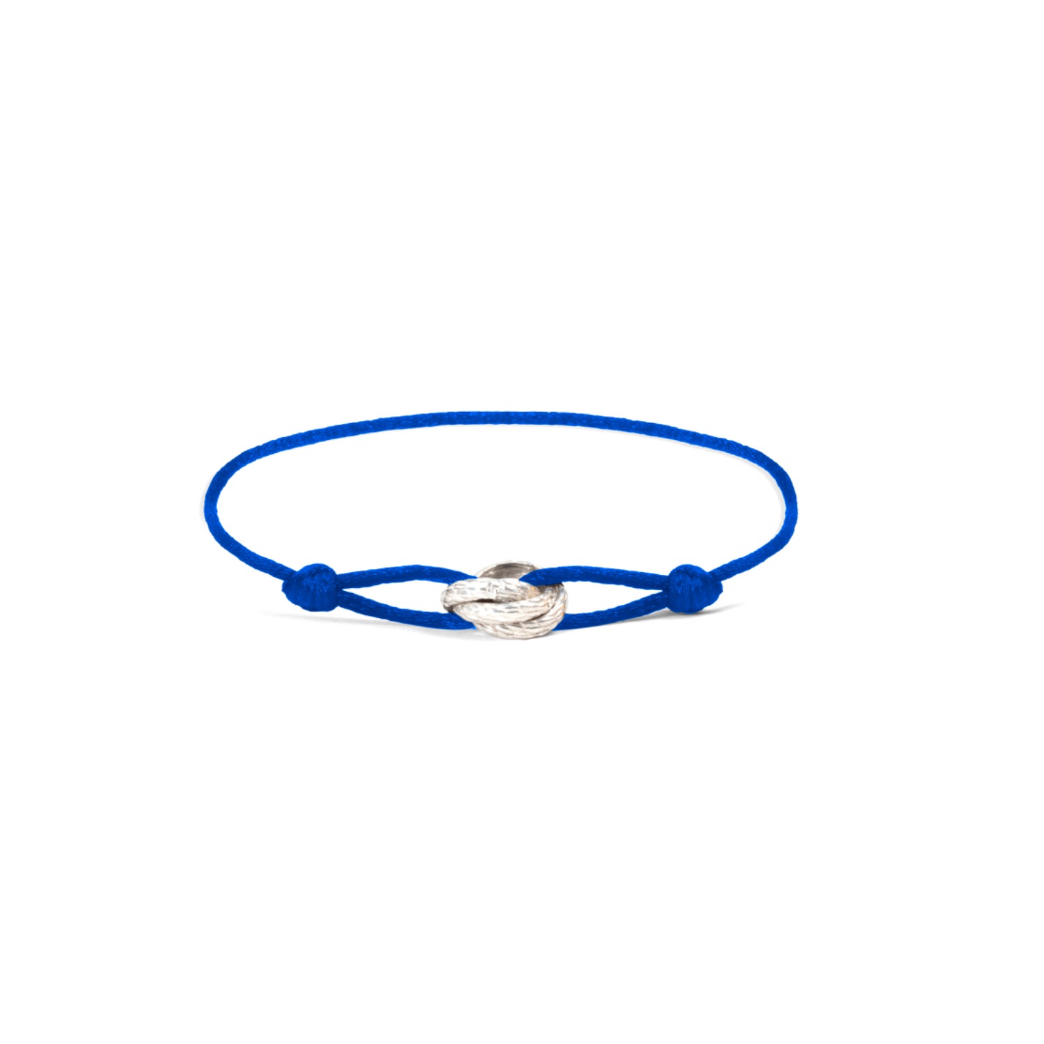 Women’s Silver / Blue Trinity Medusa Bracelet Klein Blue Cord Wild Sons