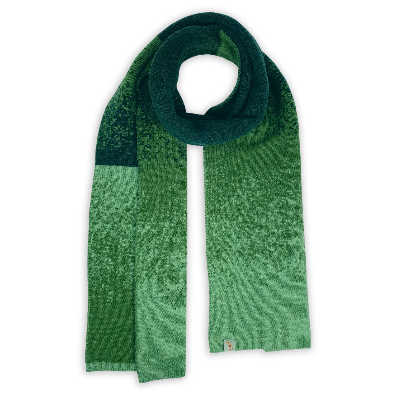 Otto & Spike Women's Scarves - Fade - Greens In Green