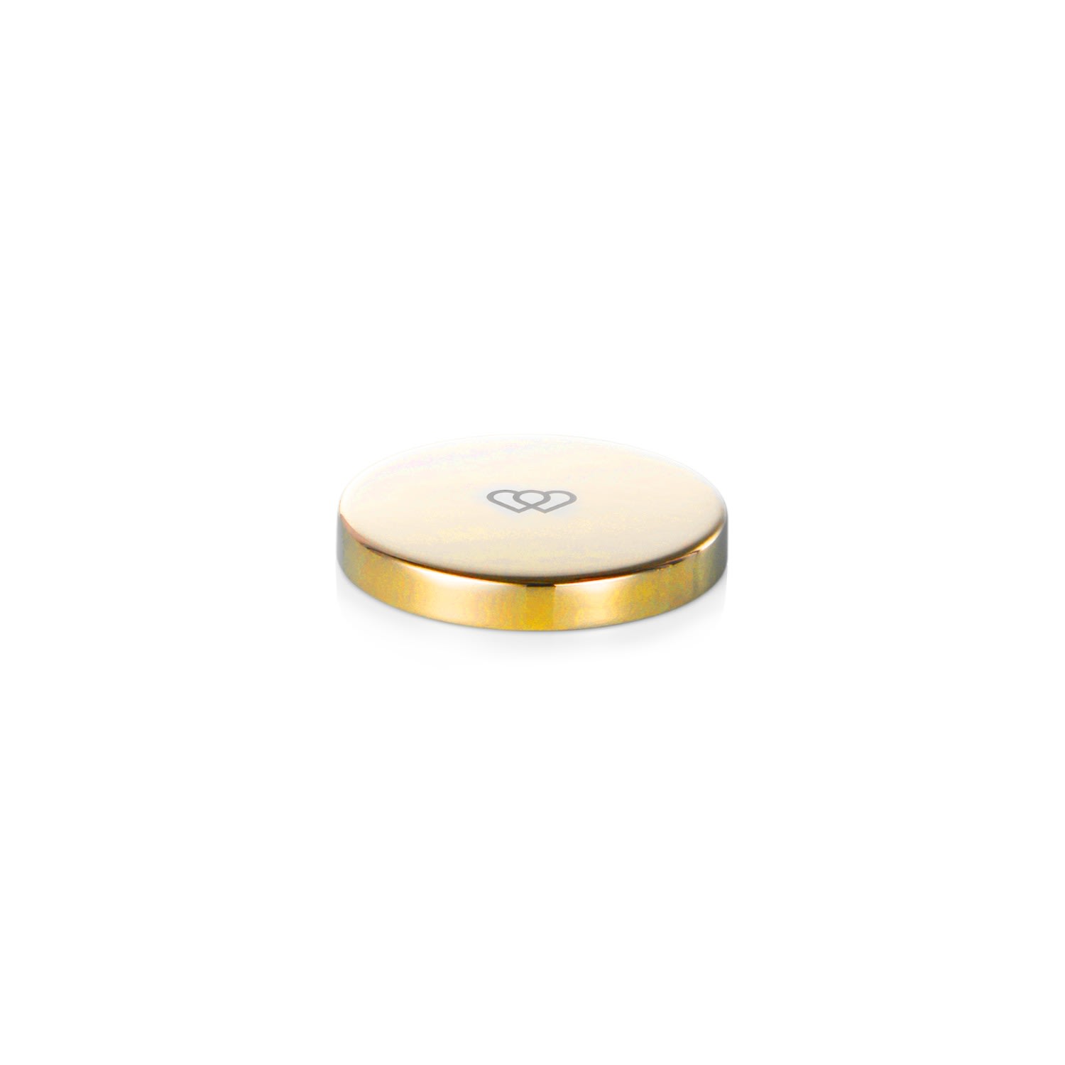 The Universal Soul Company Total Luxury Hand Engraved Gold Tone Large Candle Lid In Gold