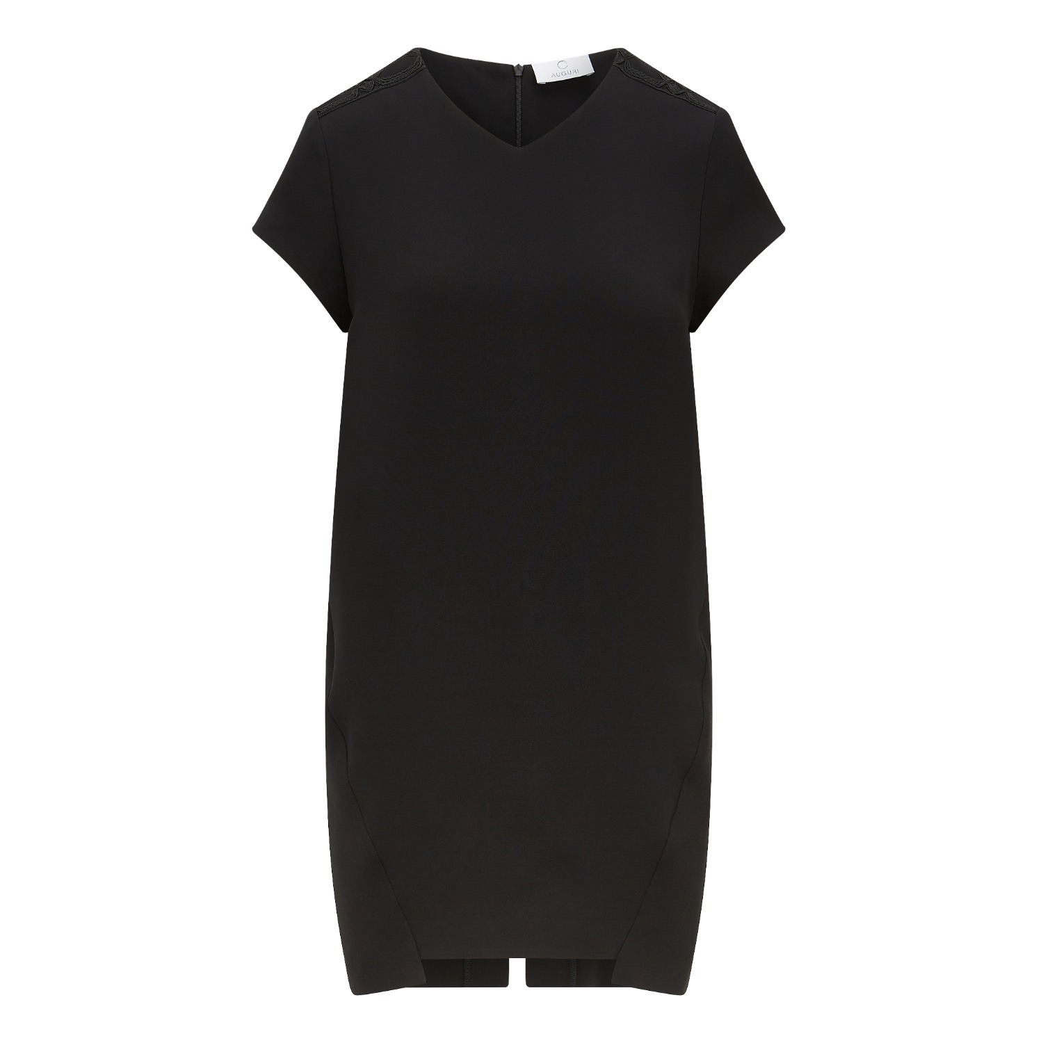 Auguri Women's Black Silk Dress In Black