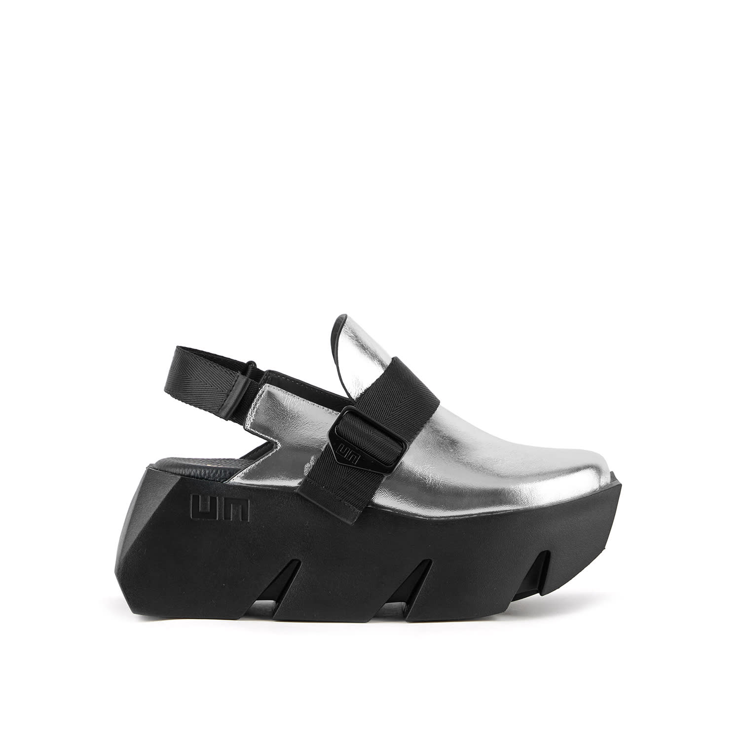 United Nude Bull Mule In Silver