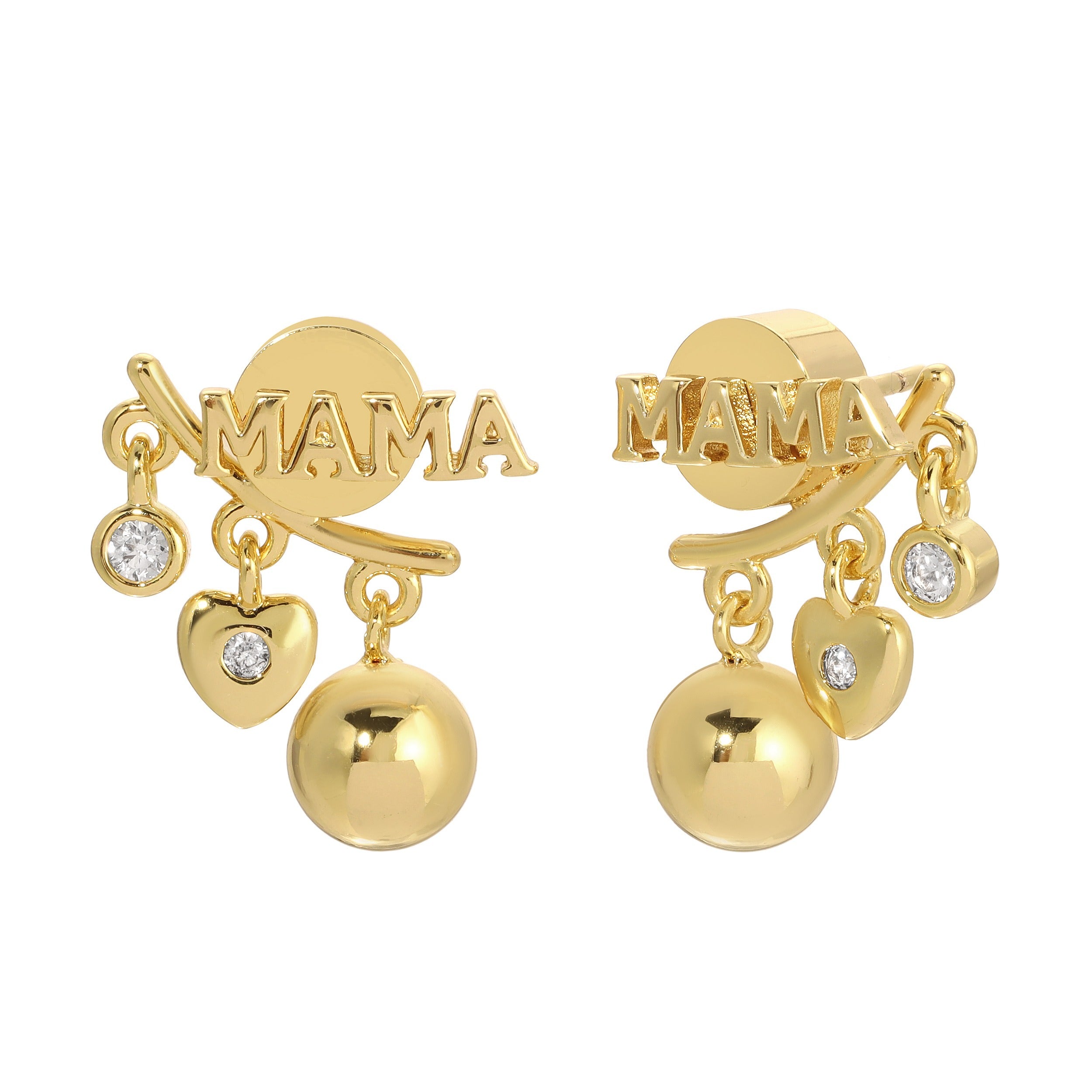Women’s Leeada X Officially Quigley Capsule - Goode Mama Earrings - Gold Leeada Jewelry