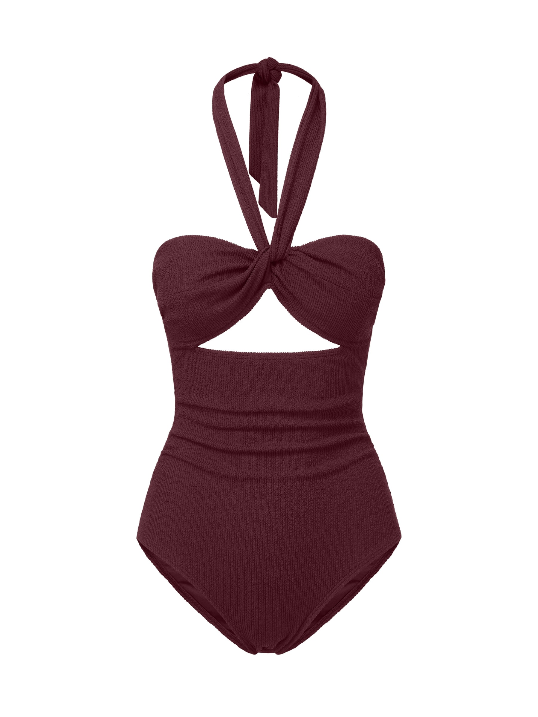 Change Of Scenery Women's Red Ella One Piece Auburn Texture In Burgundy