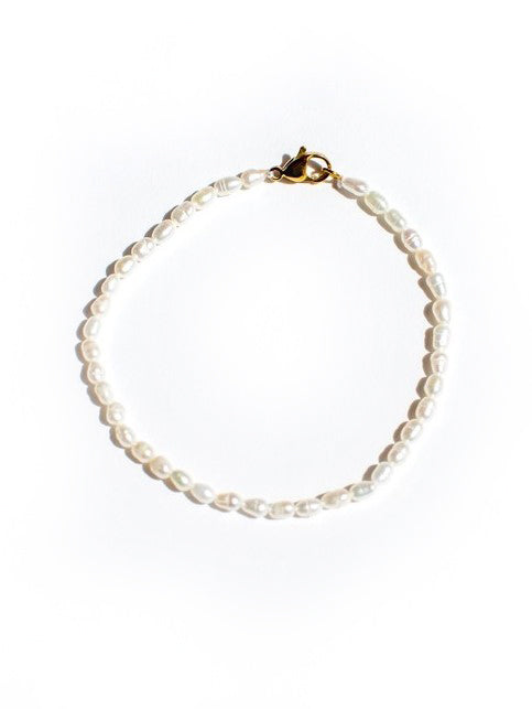 Women’s Smol Mini Pearl Bracelet - White Peral