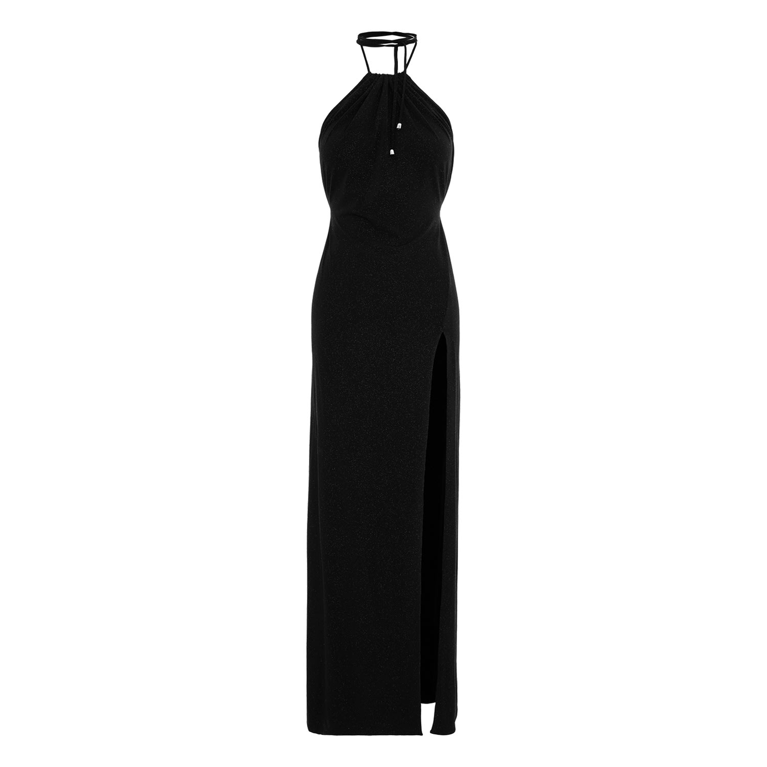 Women’s Havana Maxi Glitter Jersey Dress In Black Xs/S Roserry