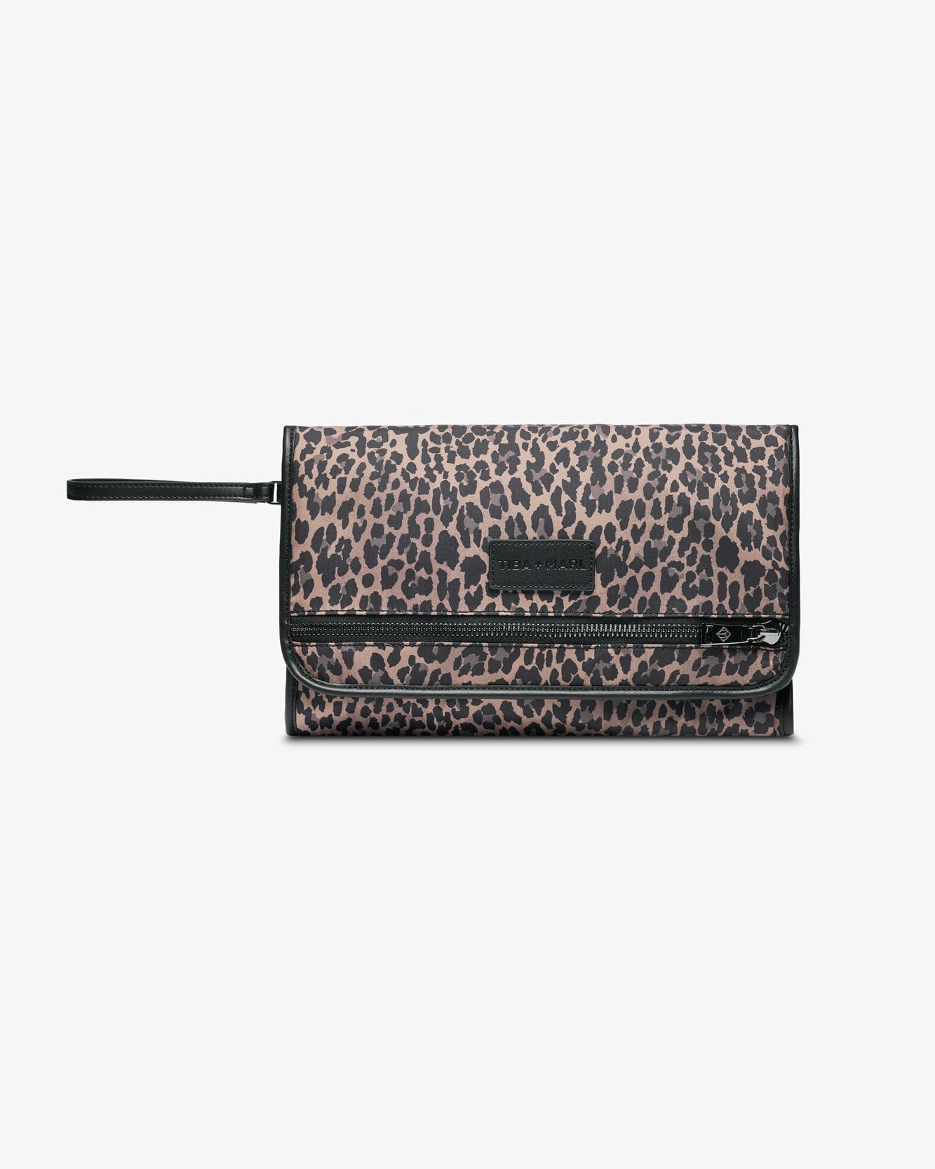Women's Brown Etta Changing Clutch Leopard | One Size | Tiba + Marl