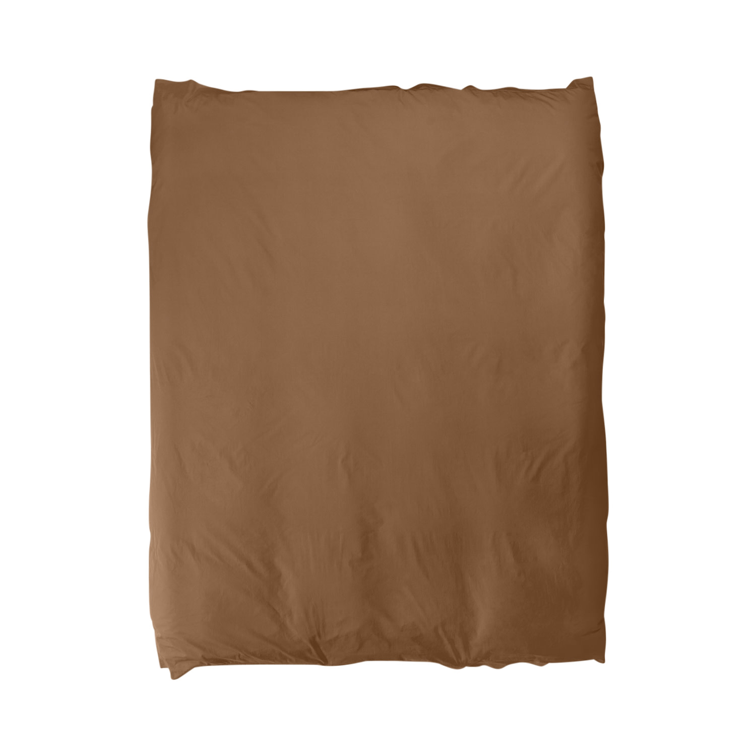 Brown Single Duvet Cover In Carob Us Twin Sutram