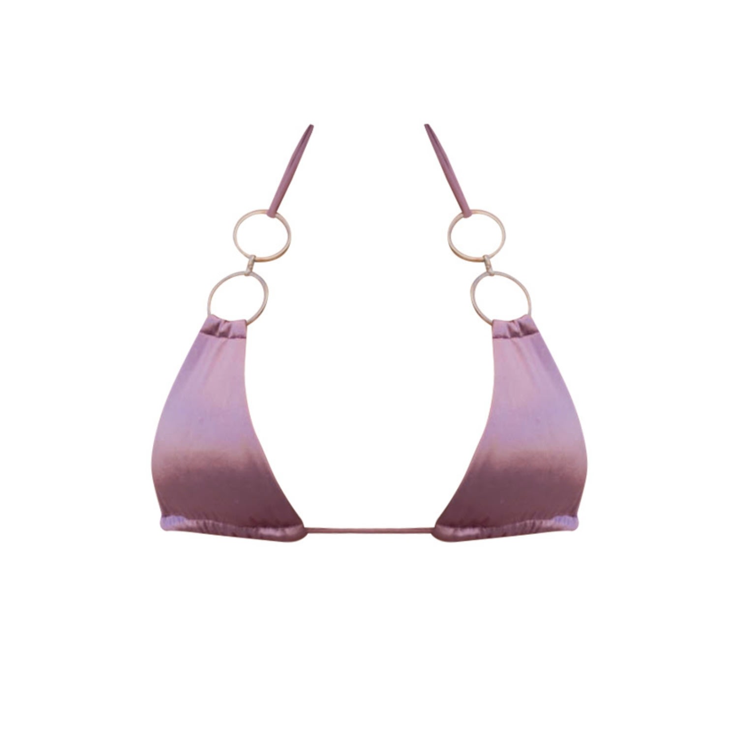 Ivy Swimwear Women's Pink / Purple Linnea In Lavender Bikini Top In Pink/purple