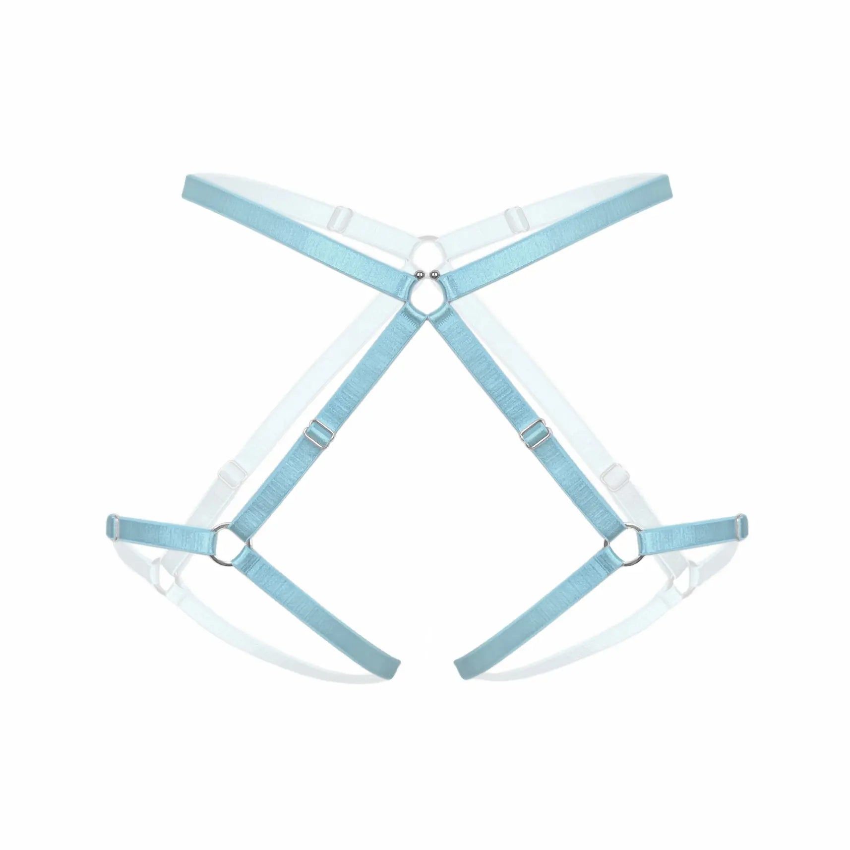 Monique Morin Lingerie Women's Blue Rush Harness Moonlit