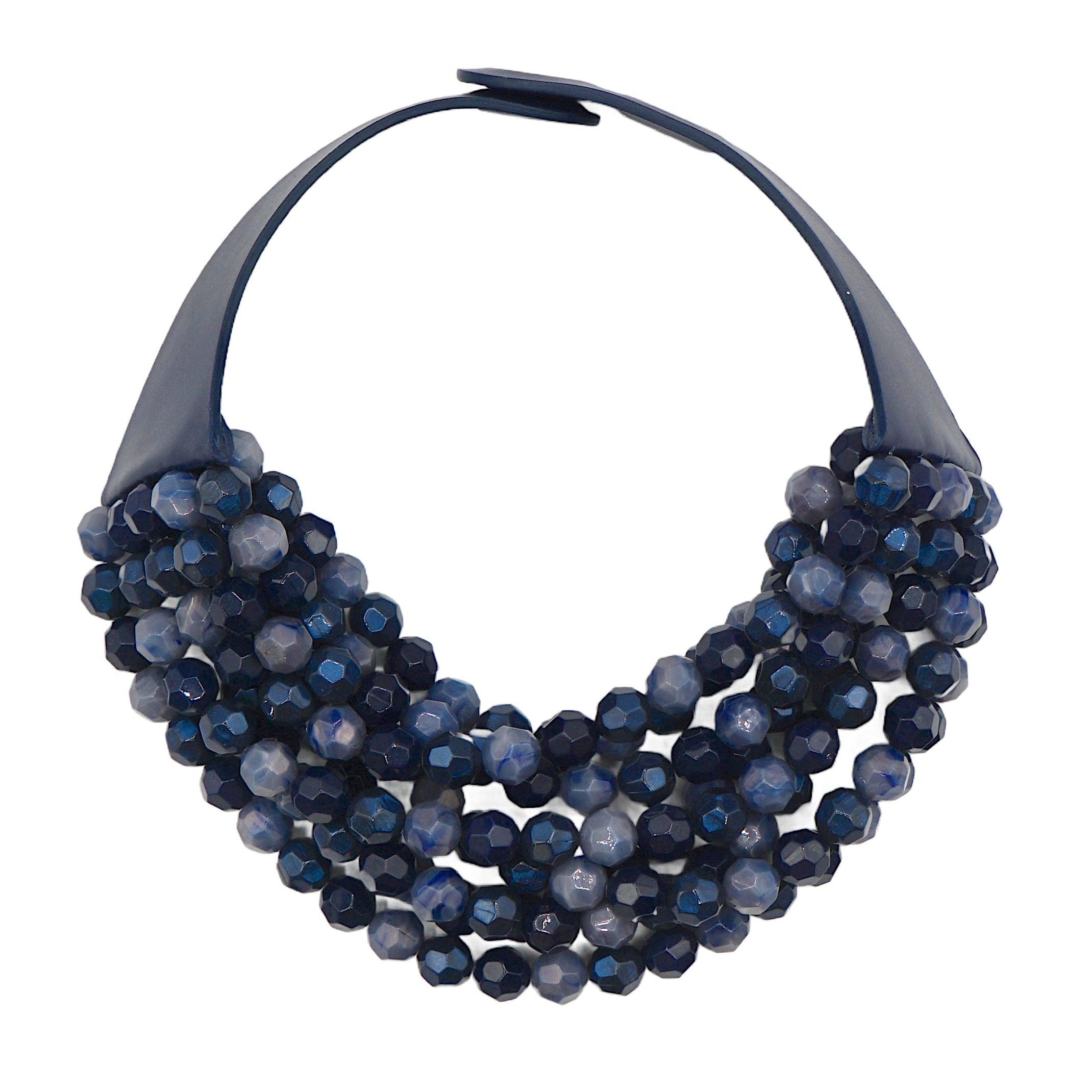Fairchild Baldwin Women's Blue Bella Three Tone Winter Navy Necklace In Blue