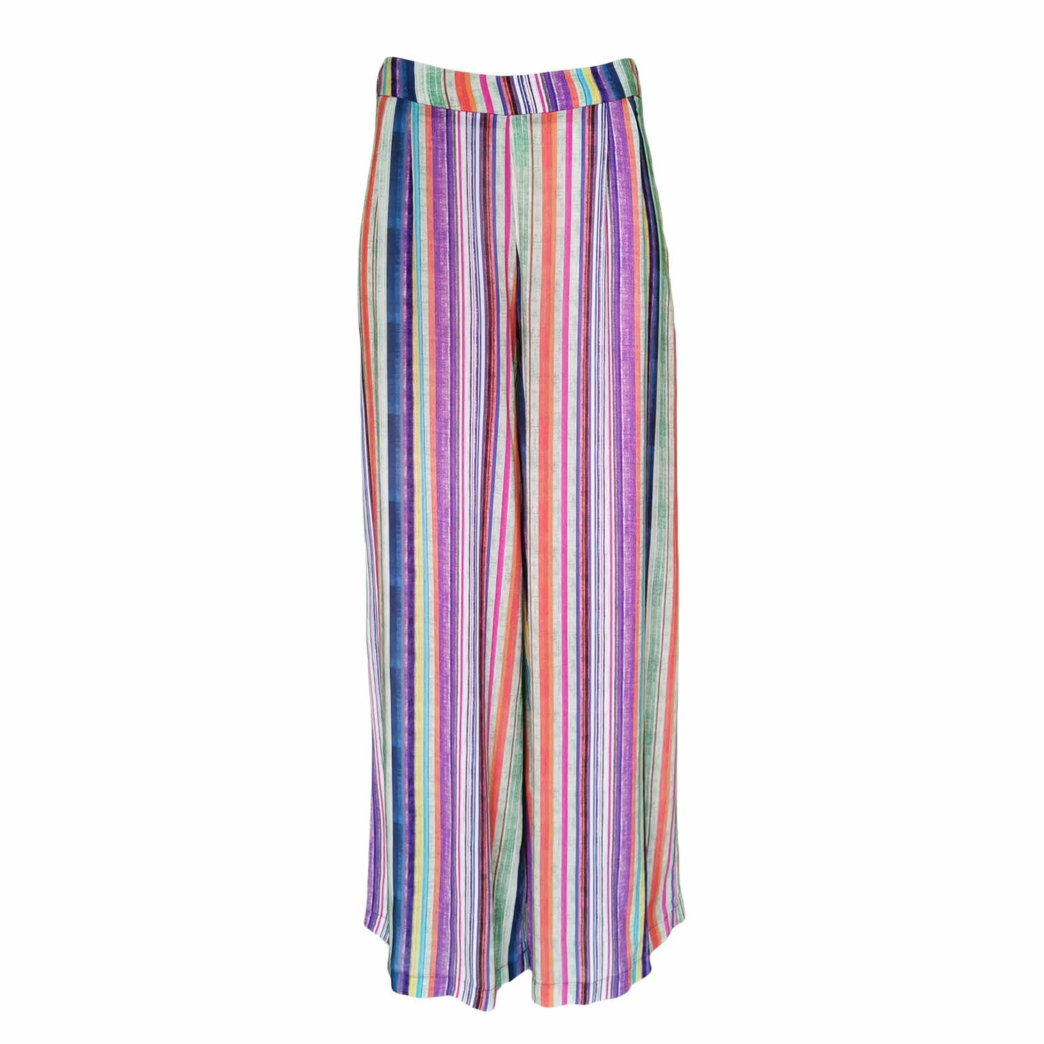 multi color stripe pants