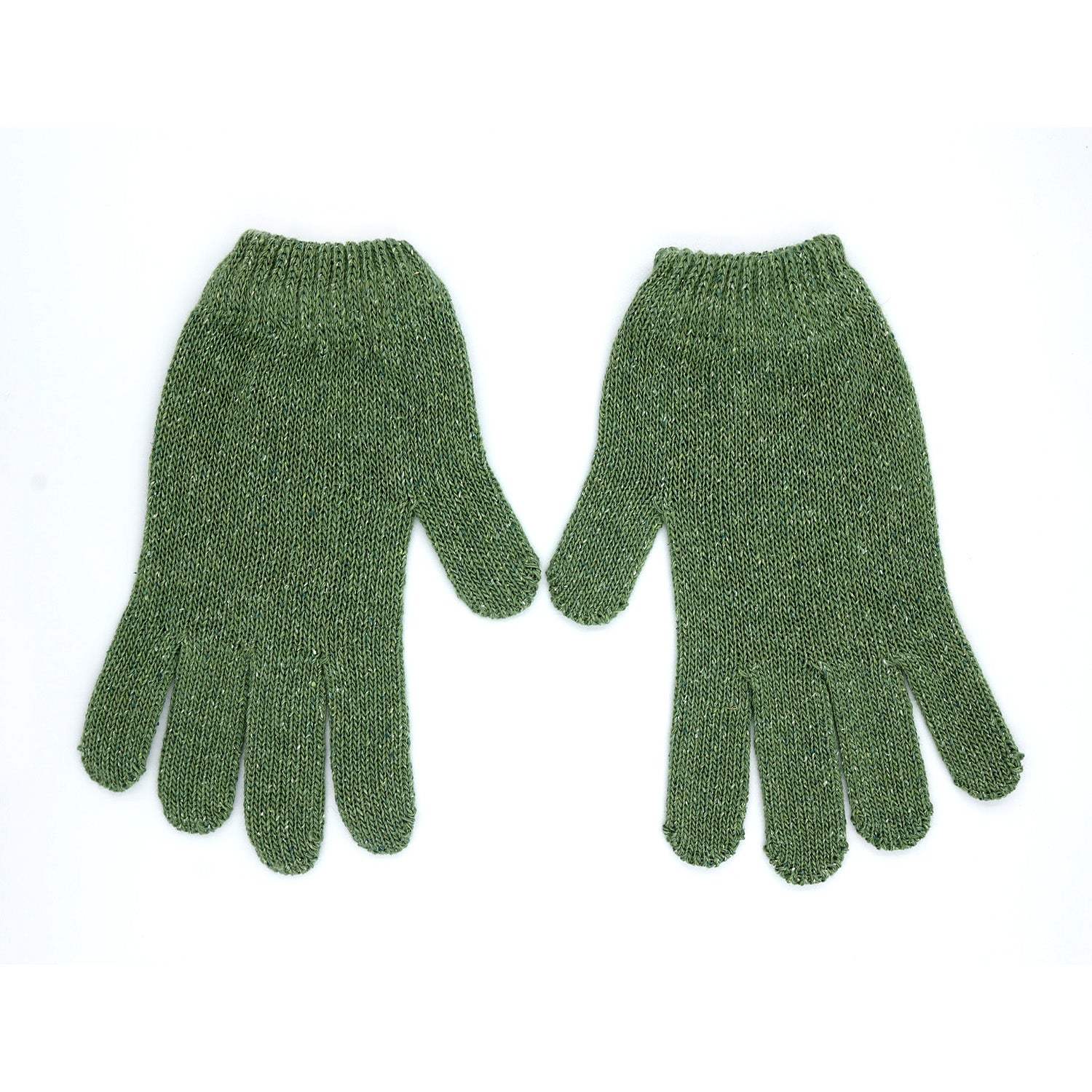 Maison Bogomil Women's Green Melange Gloves In Green
