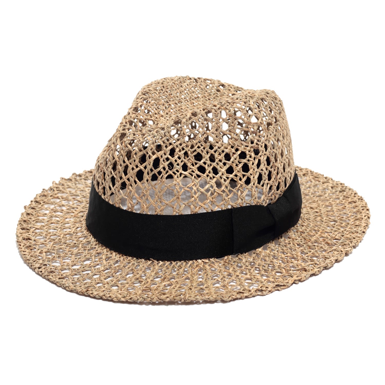 Neutrals Men’s Straw Fedora Hat 53Cm Justine Hats