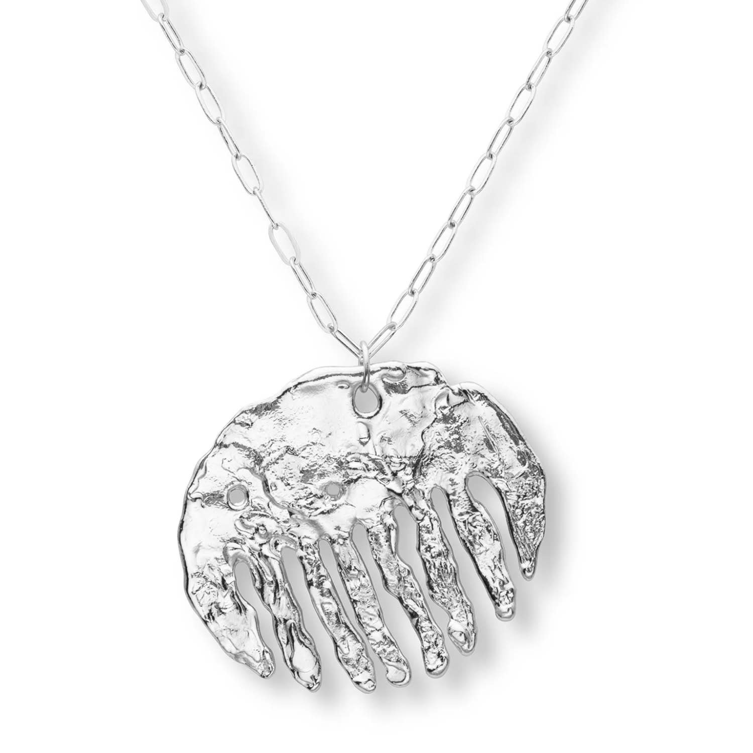 Eva Remenyi Women's Simon Radvan X  Comb Necklace Silver