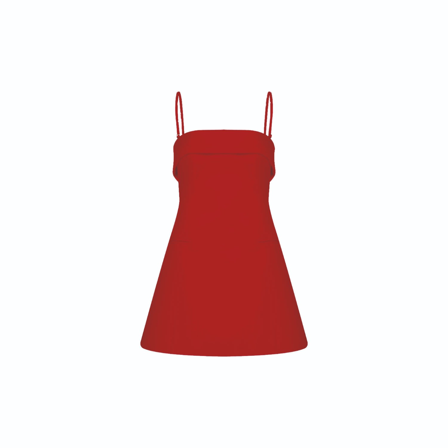 Nazli Ceren Gaia Mini Dress In Fiery Red In Red