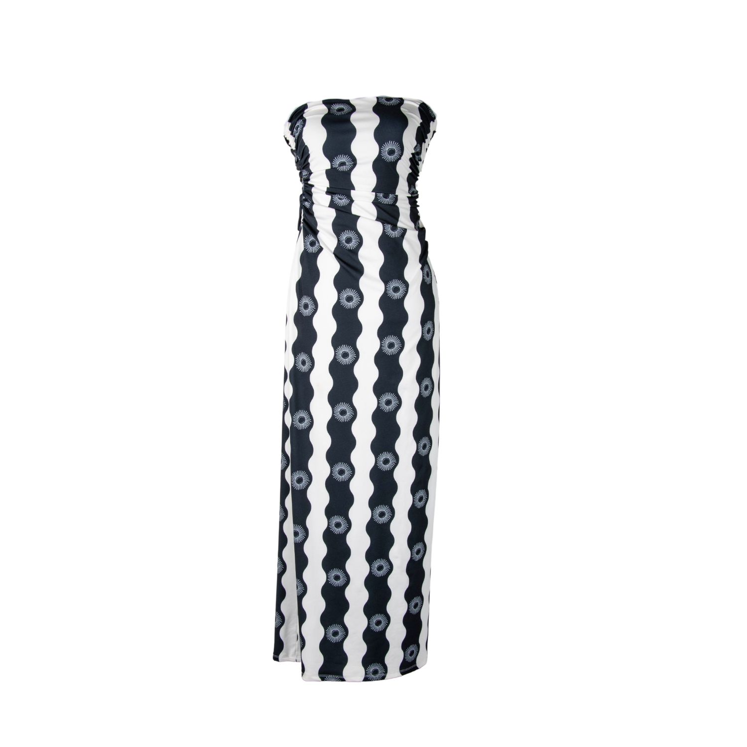 Yola Neme Women's White / Black Gaviota Dress In White/black