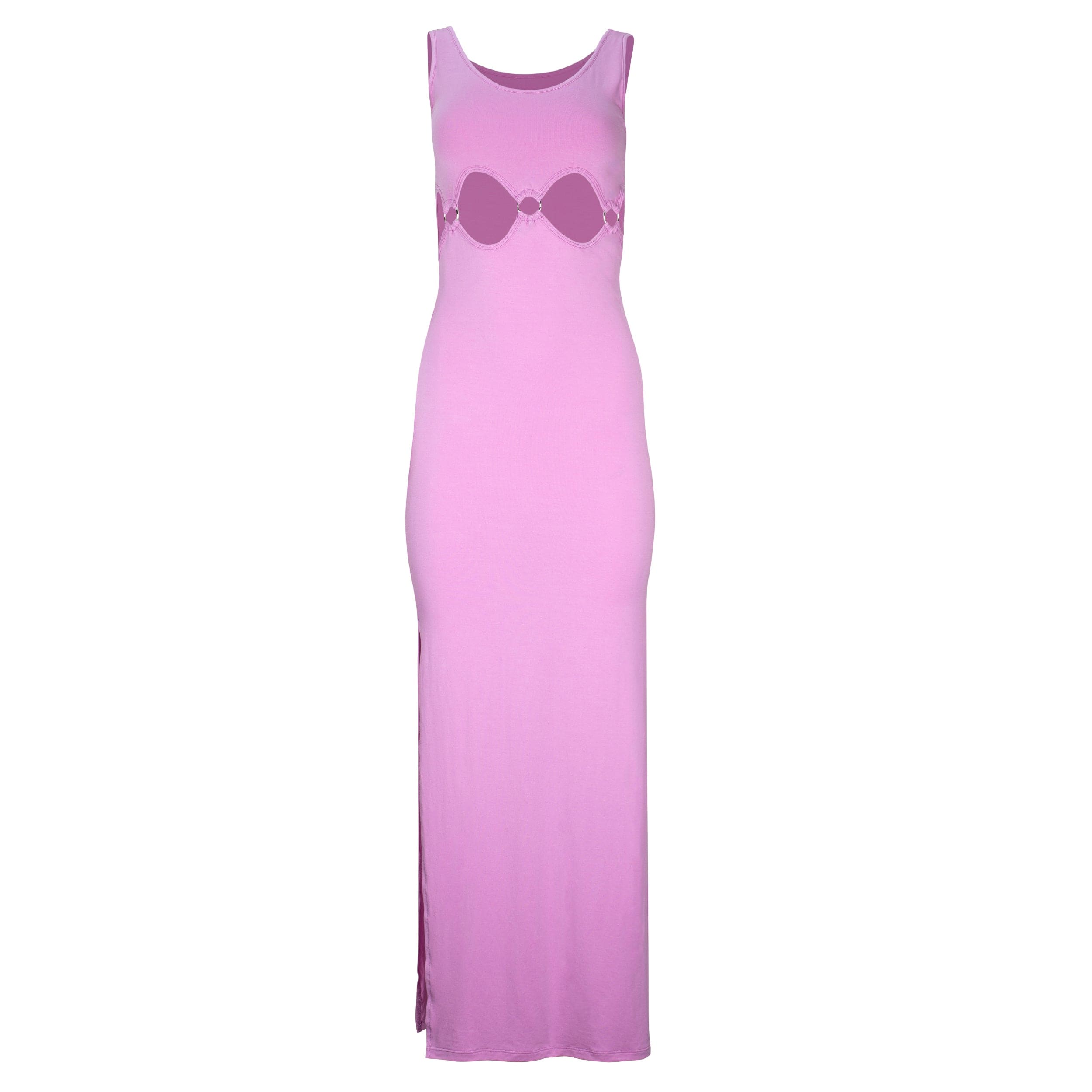 Women’s Mila Modal Cut-Out Maxi Dress - Orchid Large Lezat