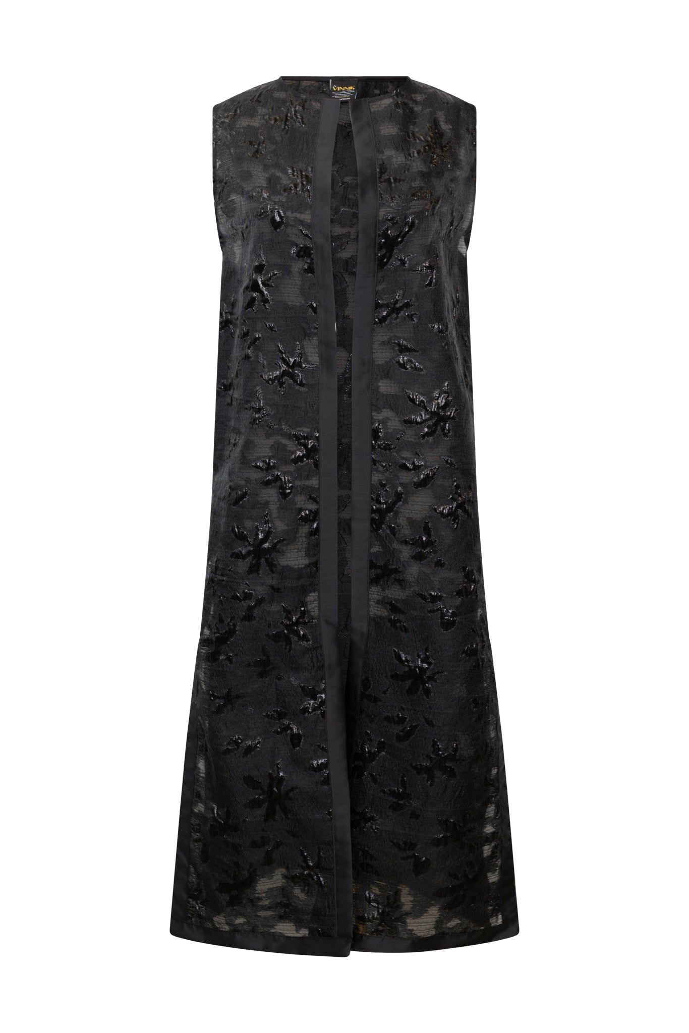 Byvinnik Women's Black Berlin Duster In Helleborus In Black